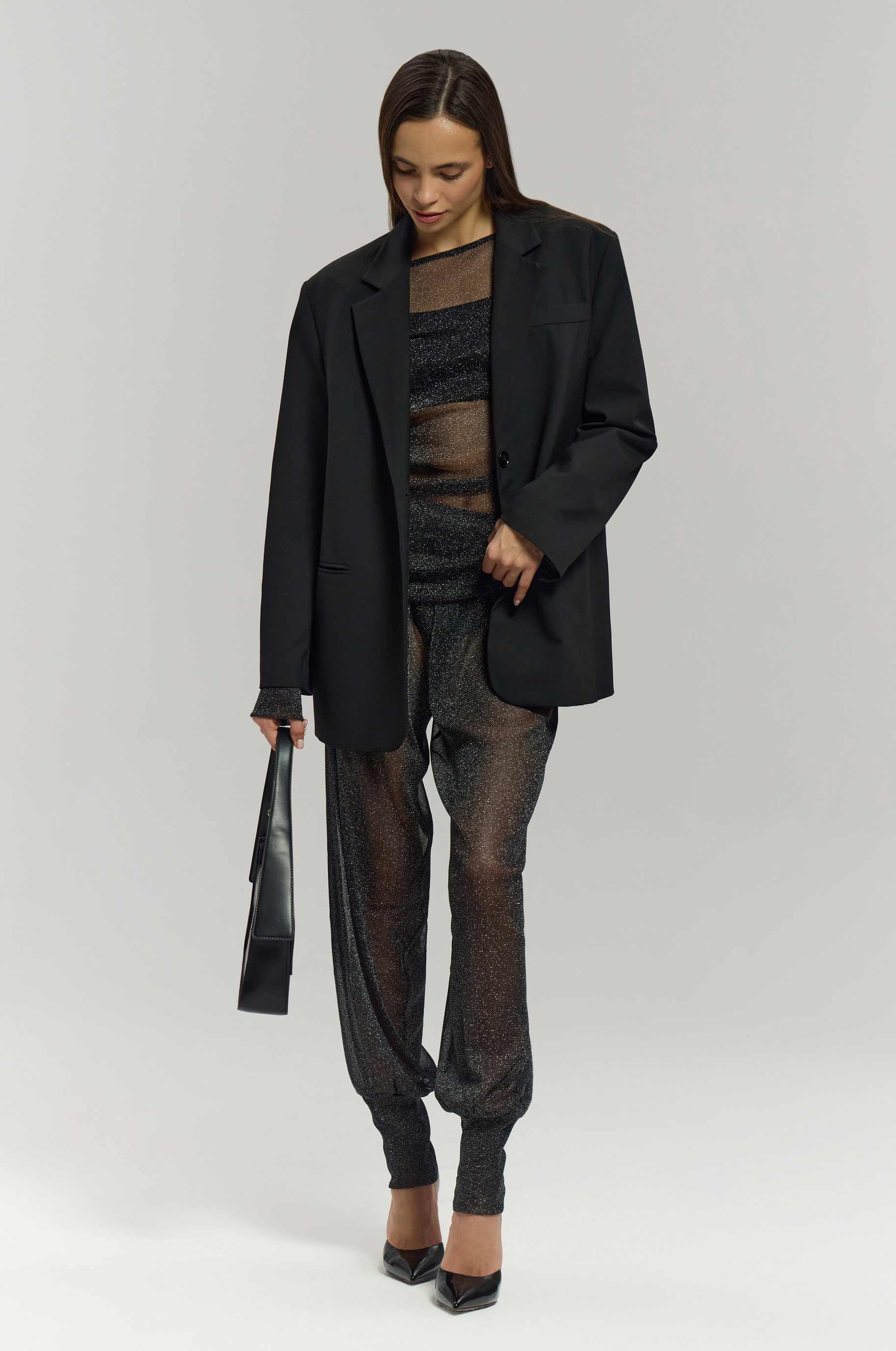 Брюки Gleaming для бальных танцев, цвет Черный 