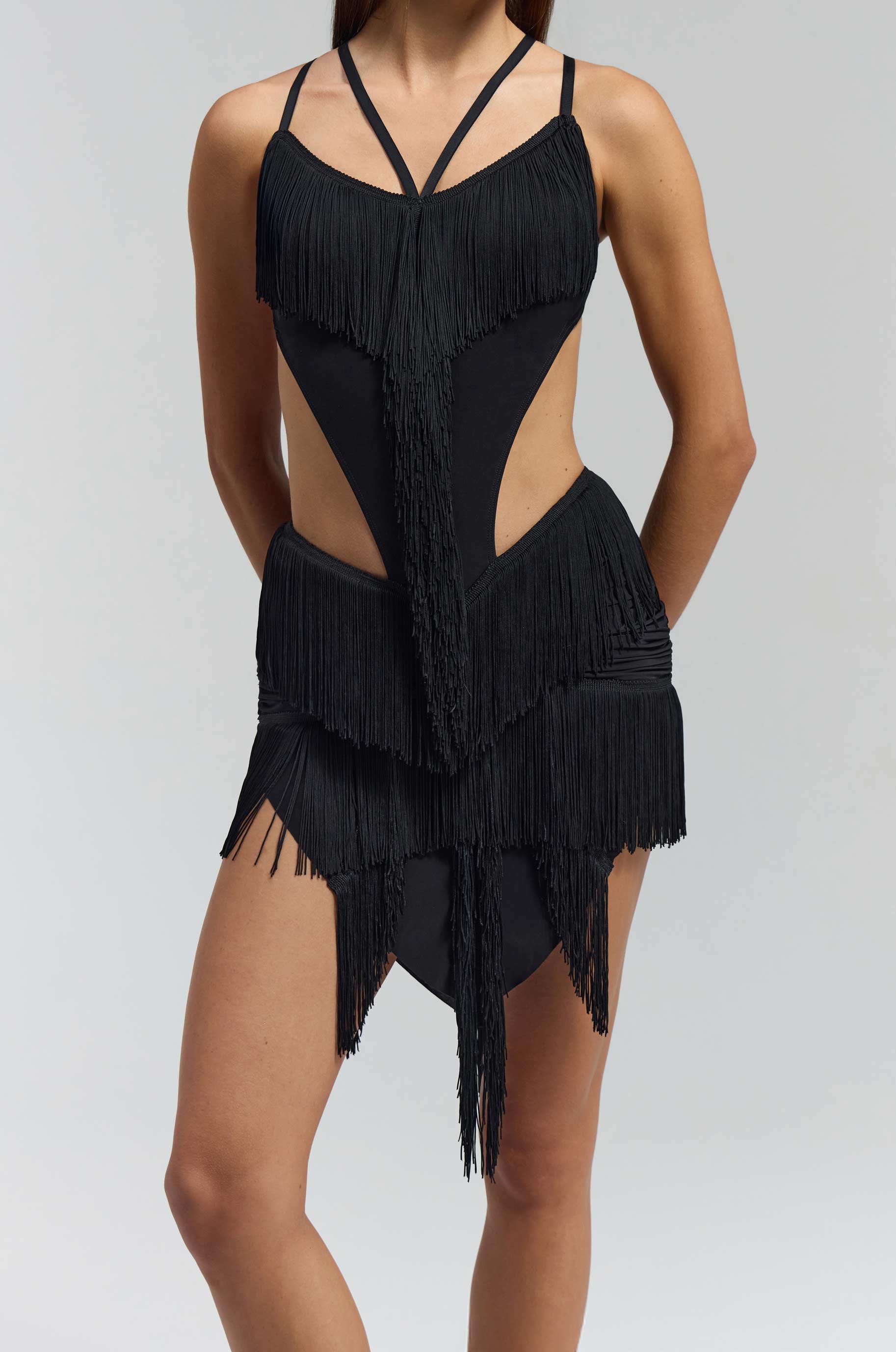 Платье Venus для бальных танцев, цвет Черный 