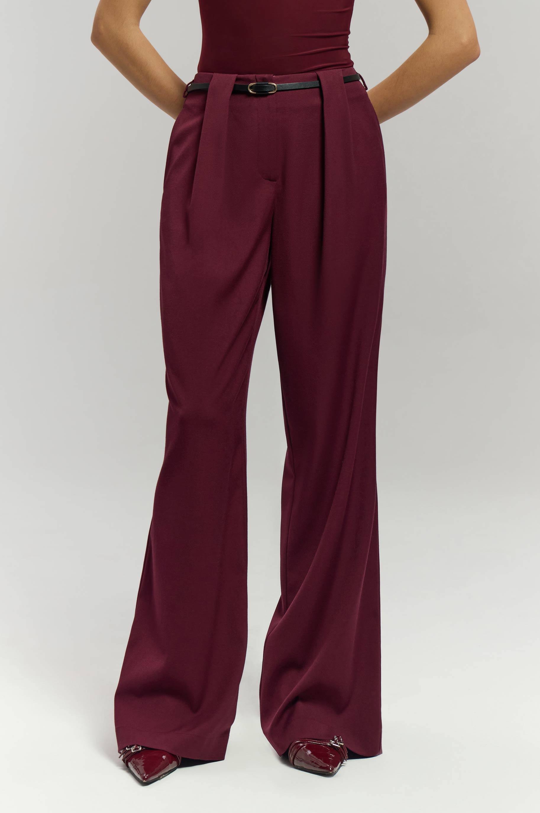 Брюки Fierce Burgund для бальных танцев, цвет Бордовый 