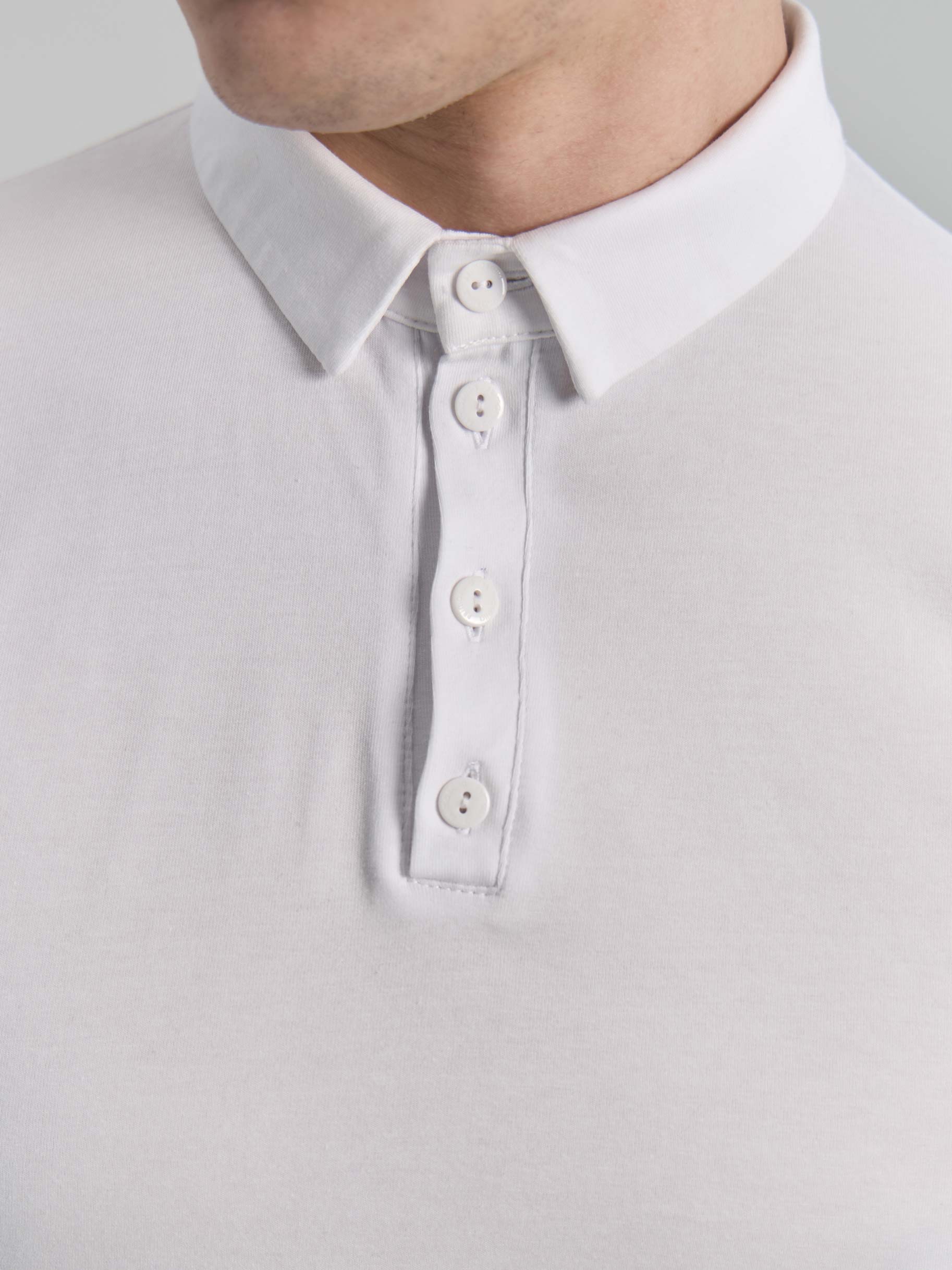 Футболка Polo White для бальных танцев, цвет Белый 