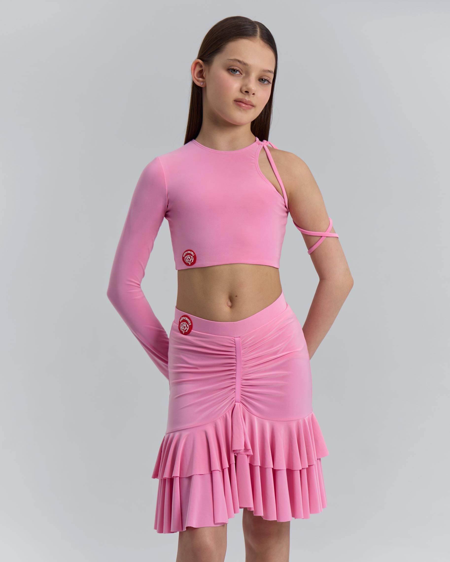 Топ Hazard Pink Kid для бальных танцев, цвет Розовый 