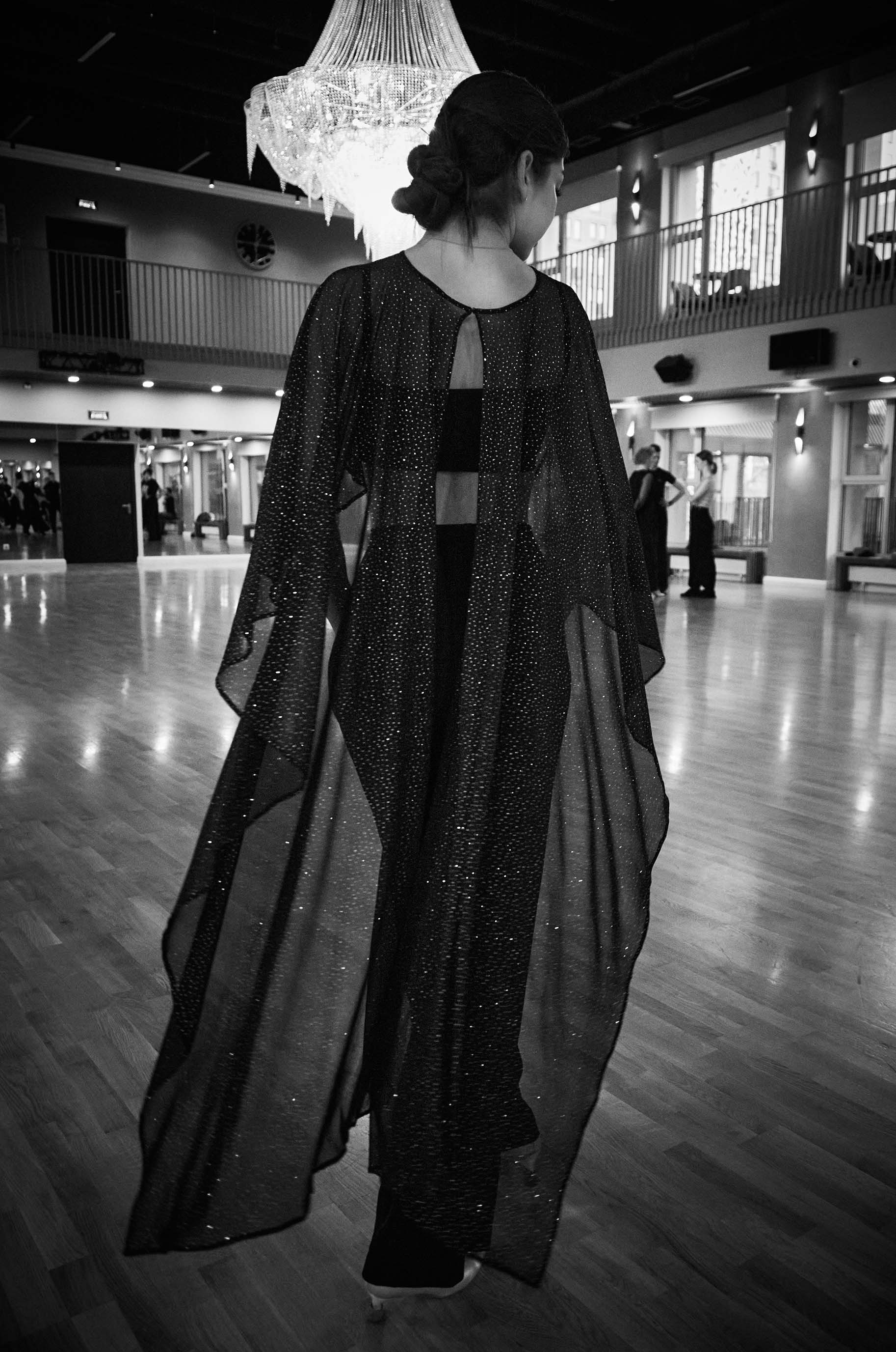 Накидка Mesmerizing для бальных танцев, цвет Черный 