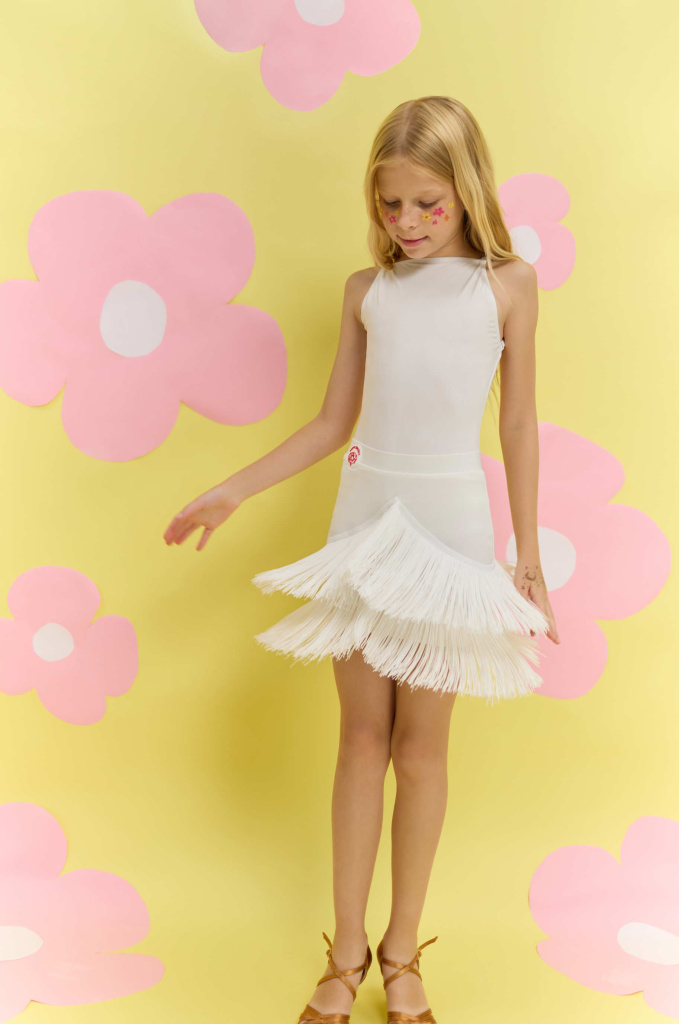 Leotard Ringo White Kid