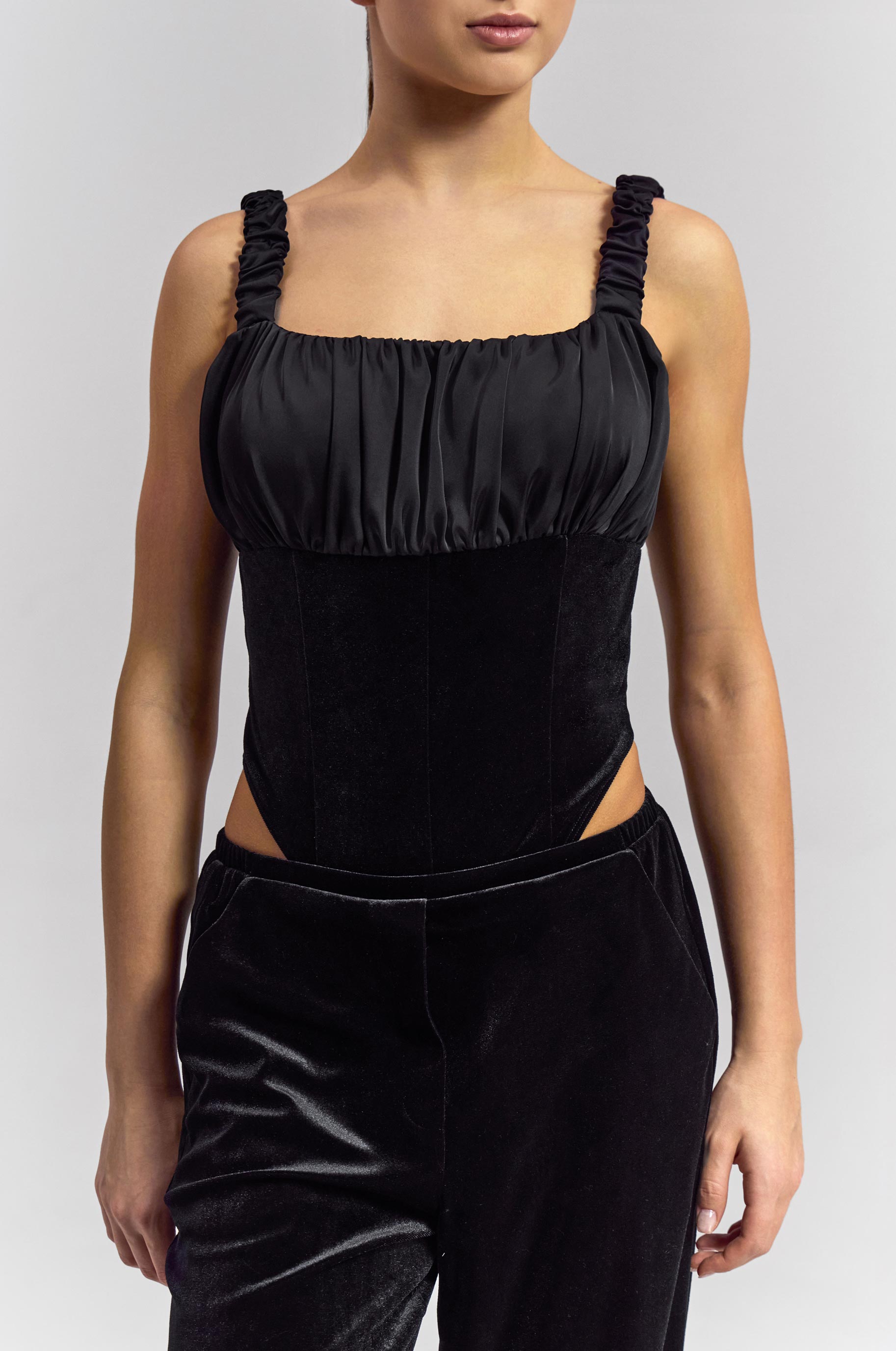 Боди Hazy для бальных танцев, цвет Черный 