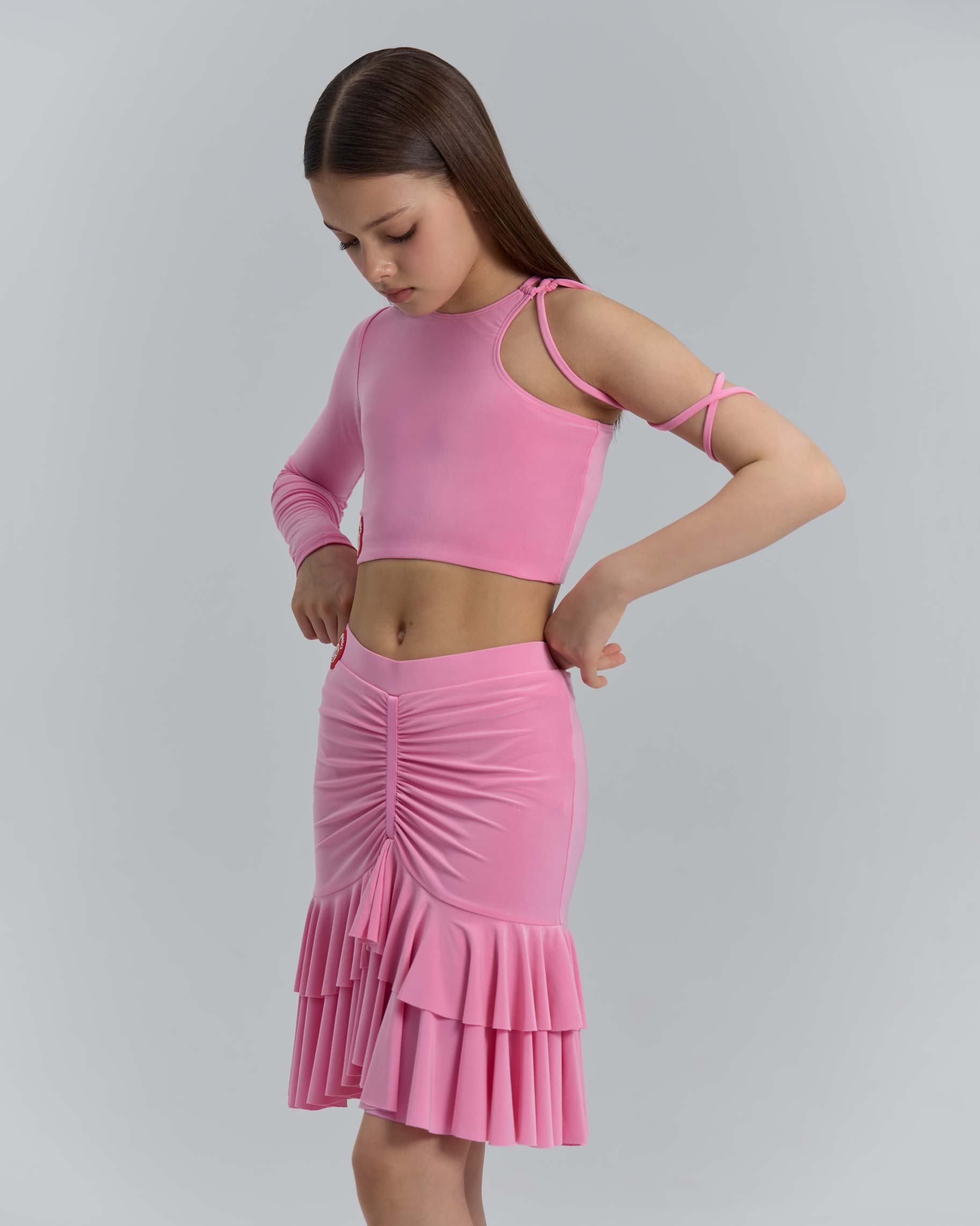 Топ Hazard Pink Kid для бальных танцев, цвет Розовый 
