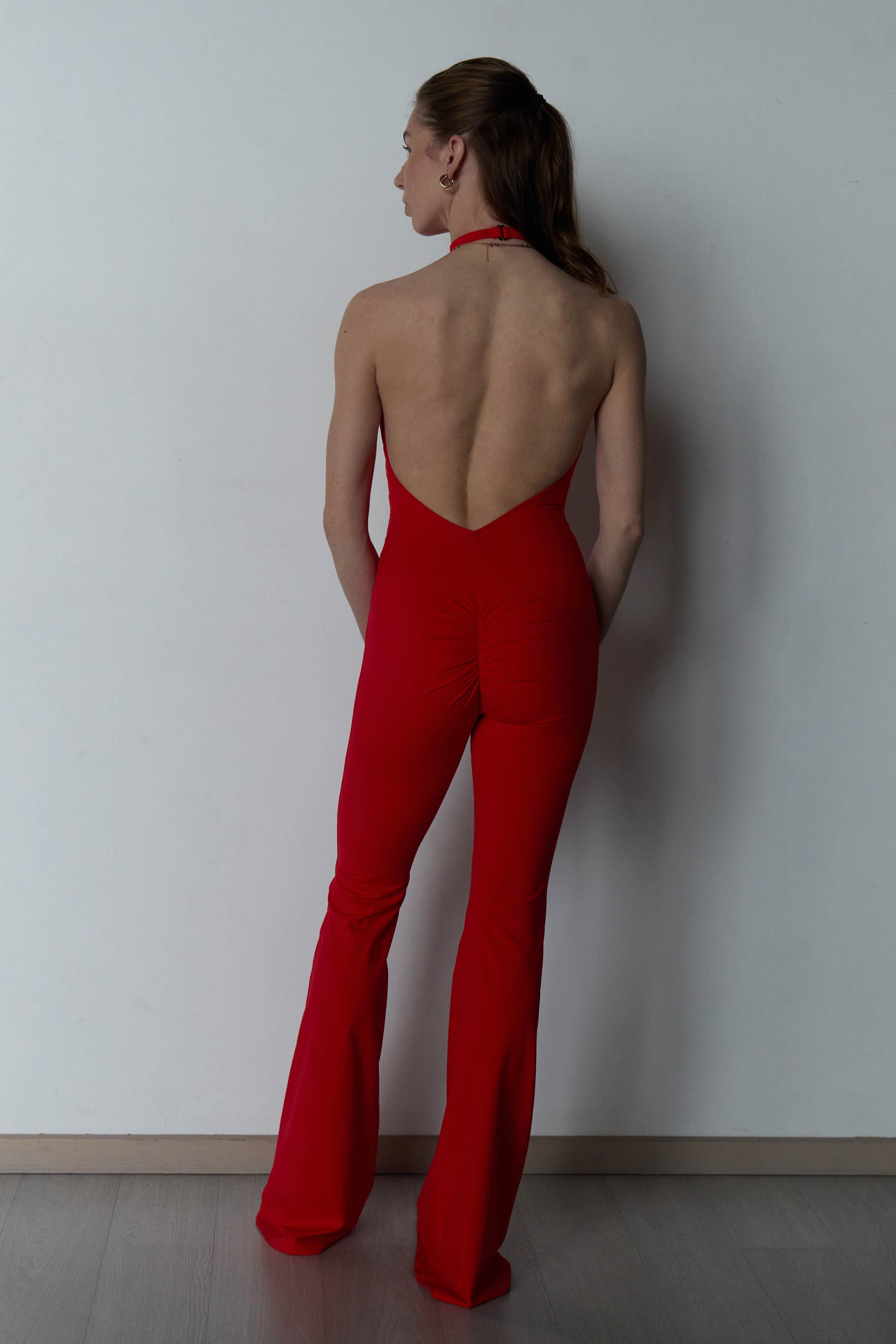 Комбинезон Брайт Ред для бальных танцев, цвет Красный 