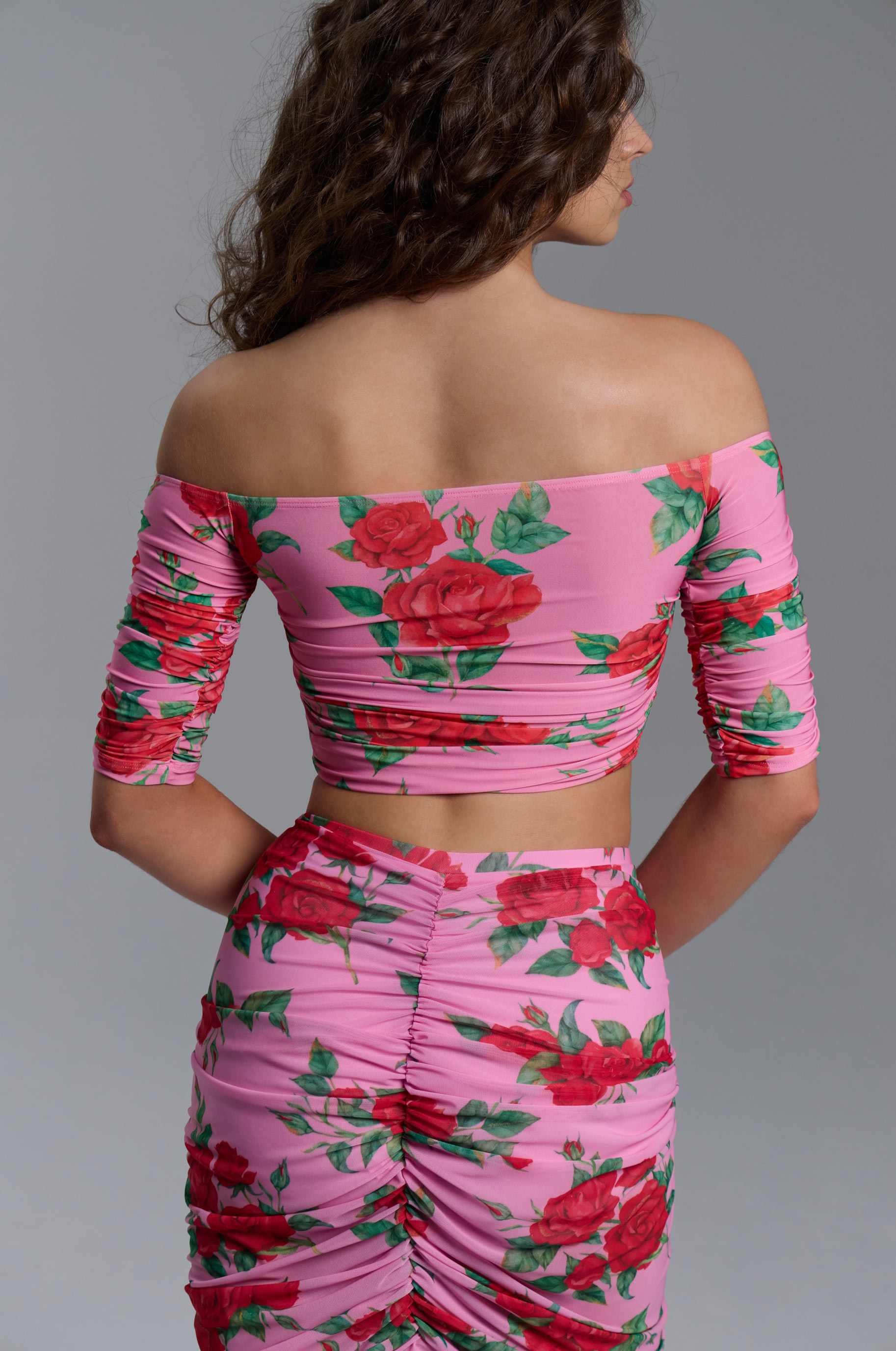 Юбка Сангрия для бальных танцев, цвет Розовый 