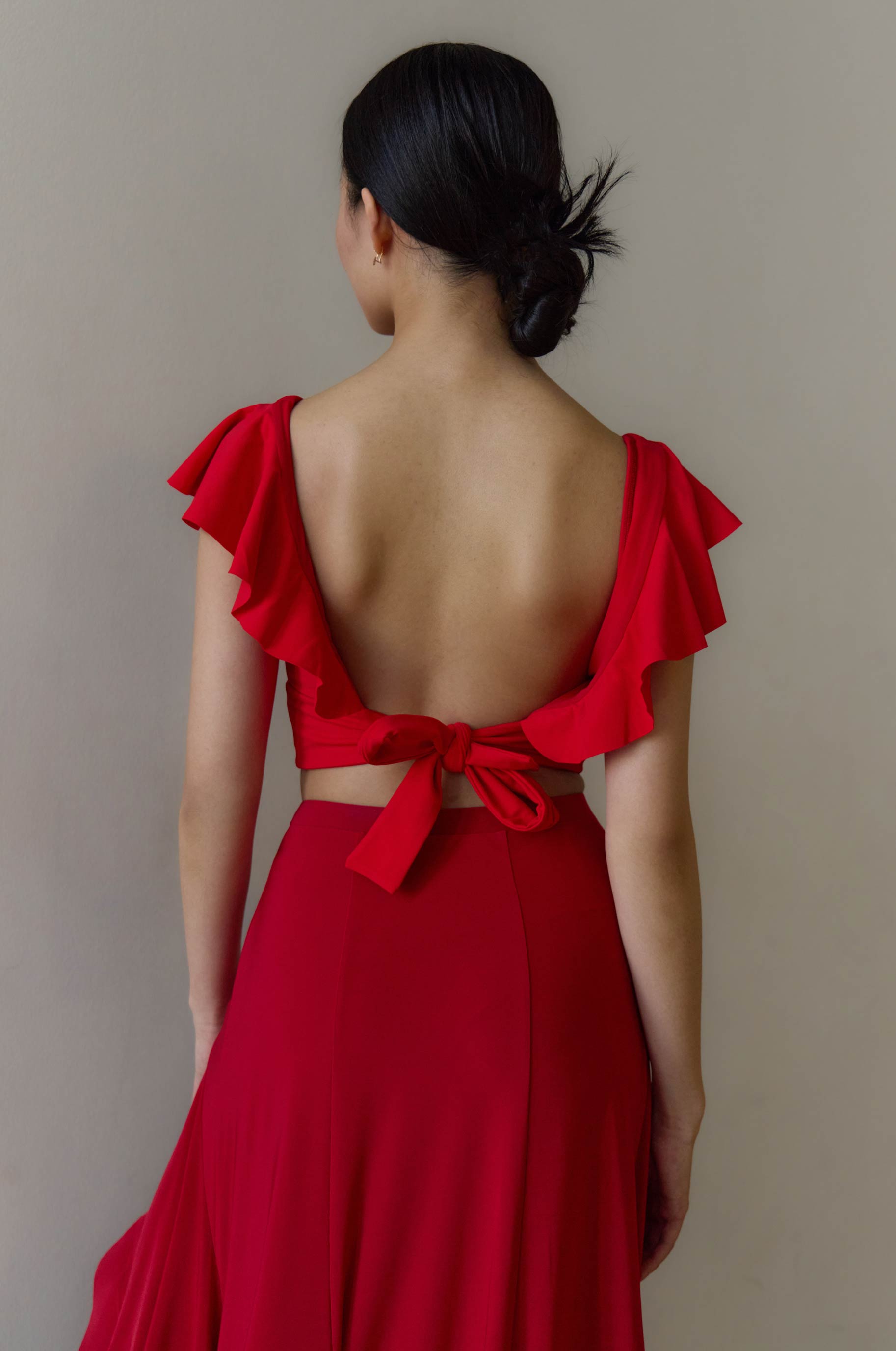 Топ Коррида для бальных танцев, цвет Красный 