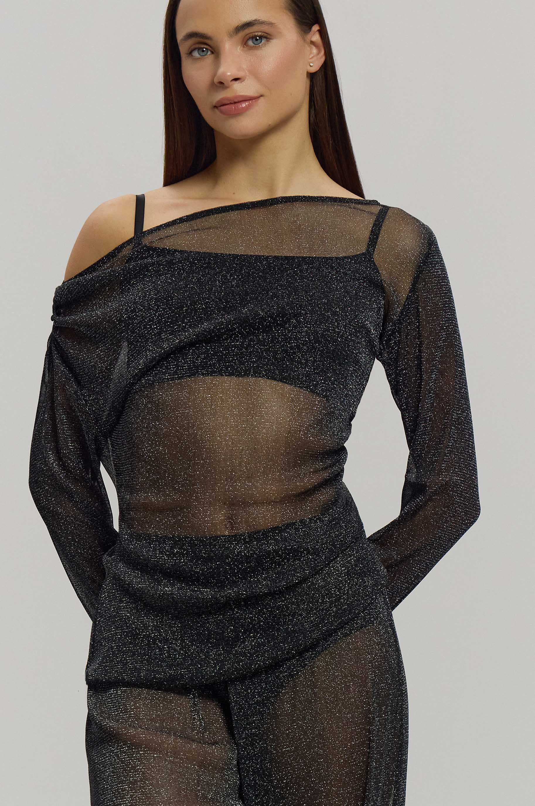 Лонгслив Brilliant для бальных танцев, цвет Черный 