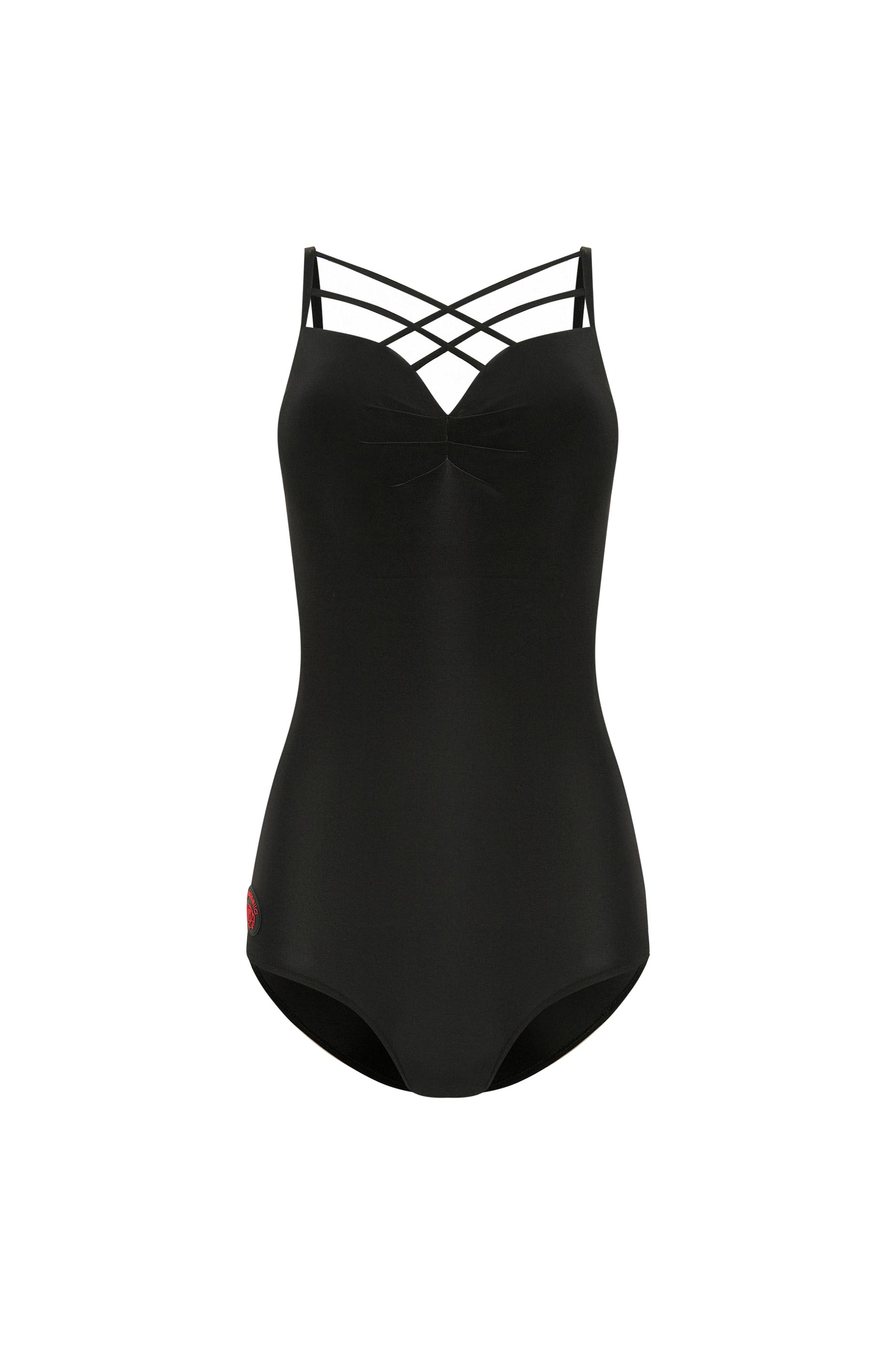 Боди Cruz для бальных танцев, цвет Черный 