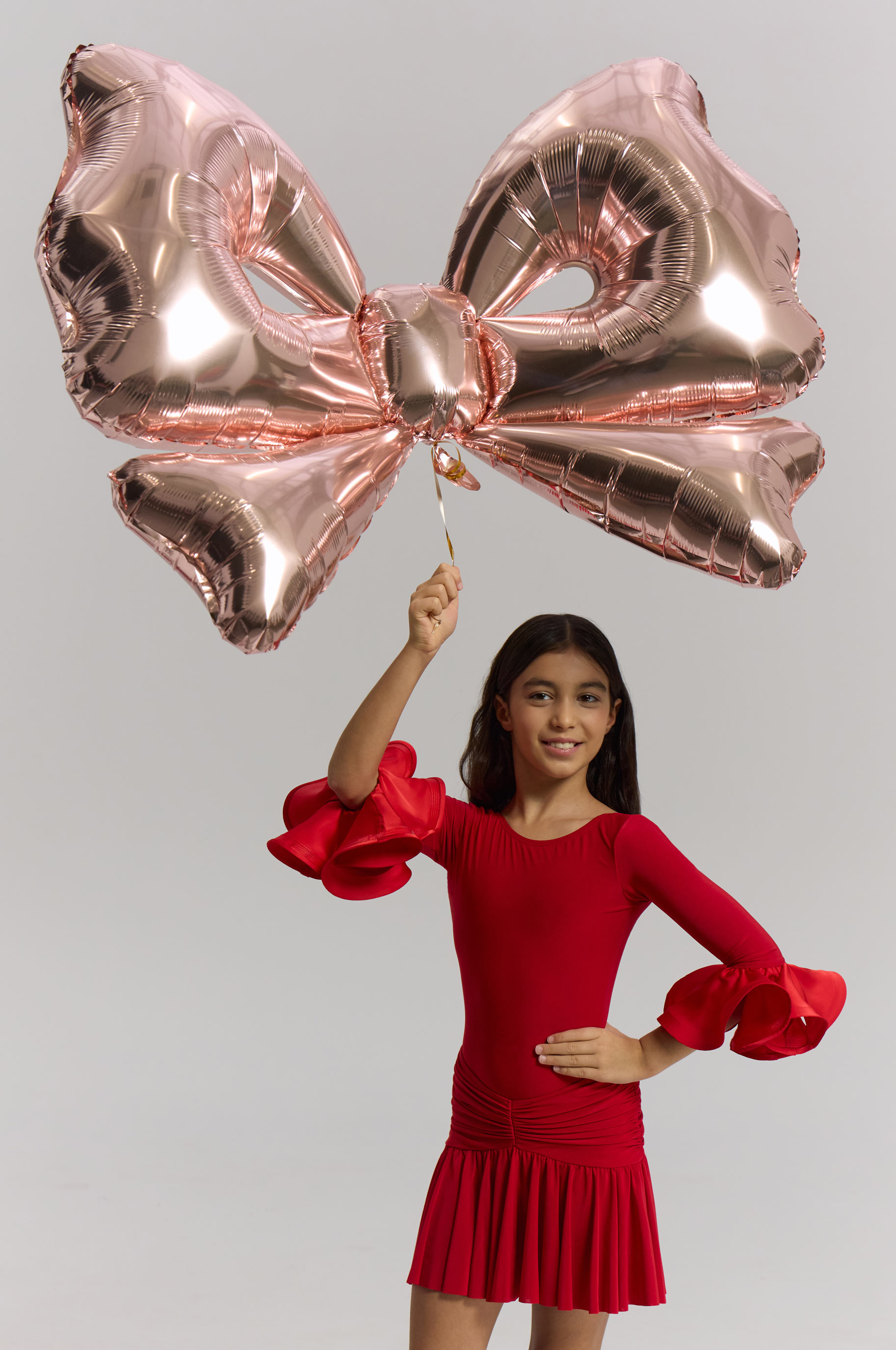 Боди Mix Red Kid для бальных танцев, цвет Красный 