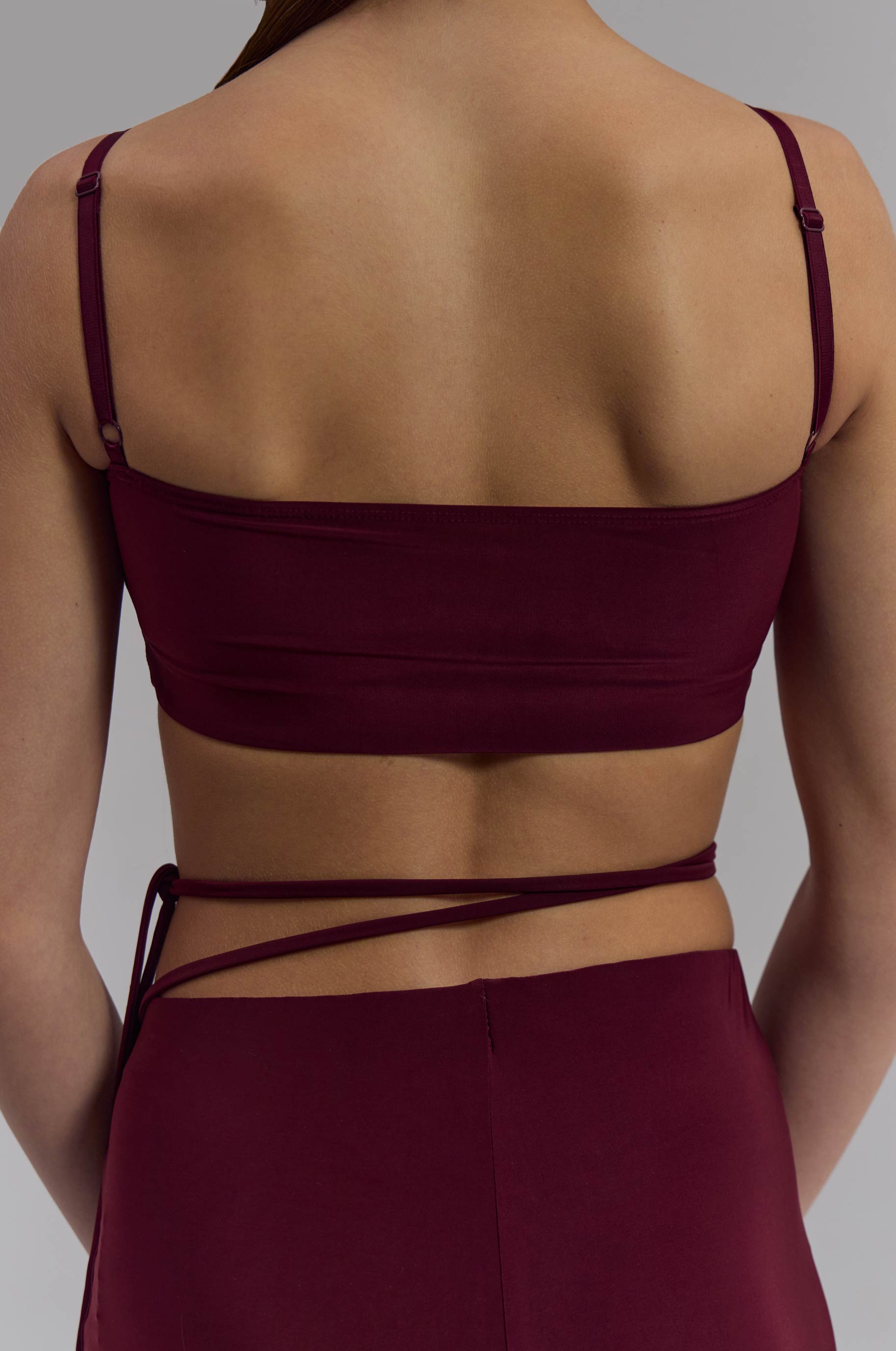 Топ Dawn Burgund для бальных танцев, цвет Красный 