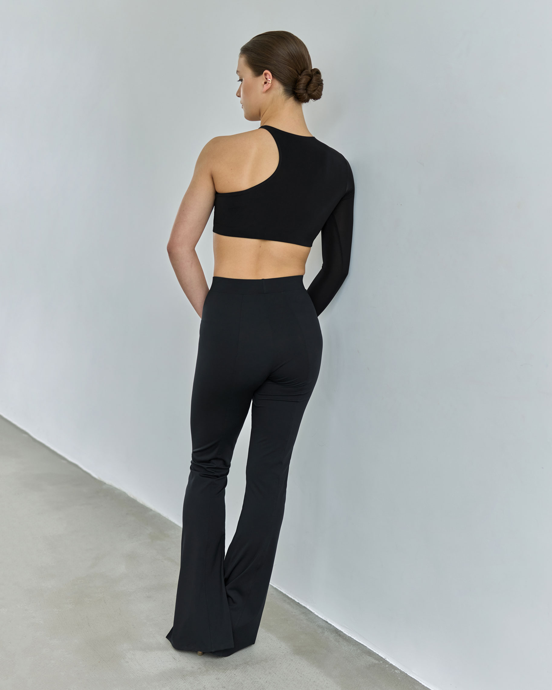Брюки Slim для бальных танцев, цвет Черный 