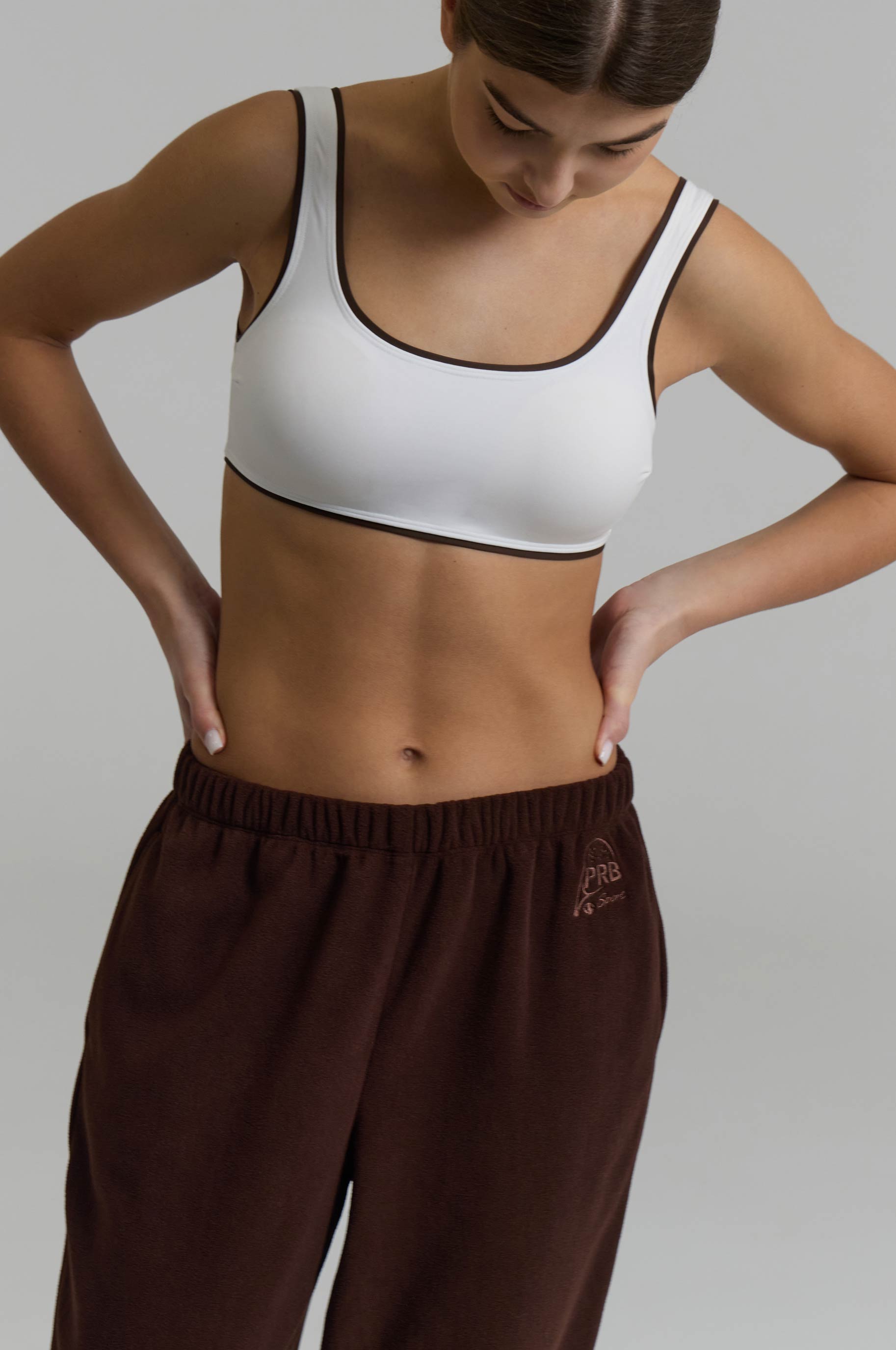 Брюки "1:0 в твою пользу" для бальных танцев, цвет Черный Коричневый 