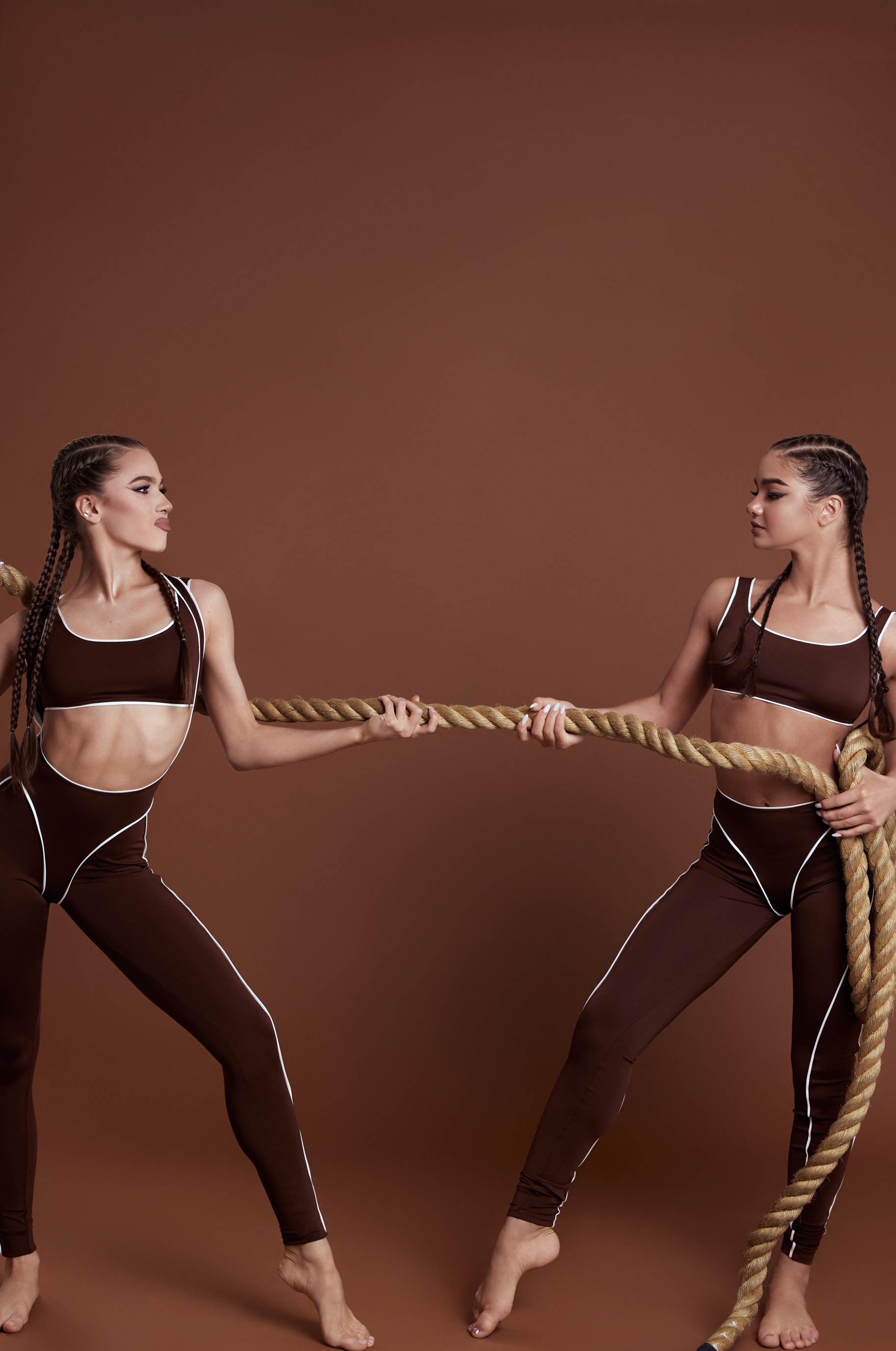 Леггинсы Seductive Curves для бальных танцев, цвет Шоколадный 