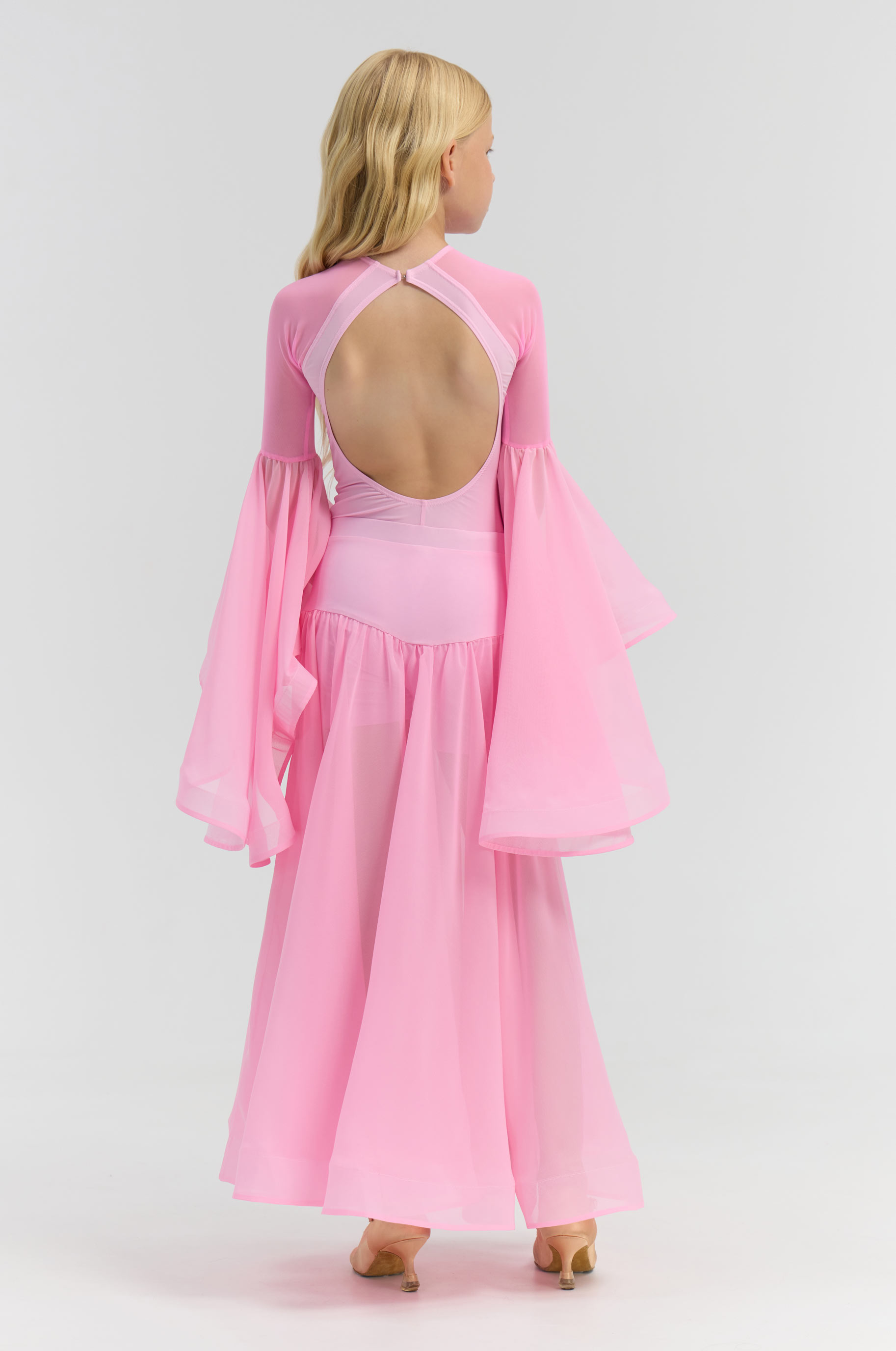 Боди Flaper Pink Kid для бальных танцев, цвет Розовый 