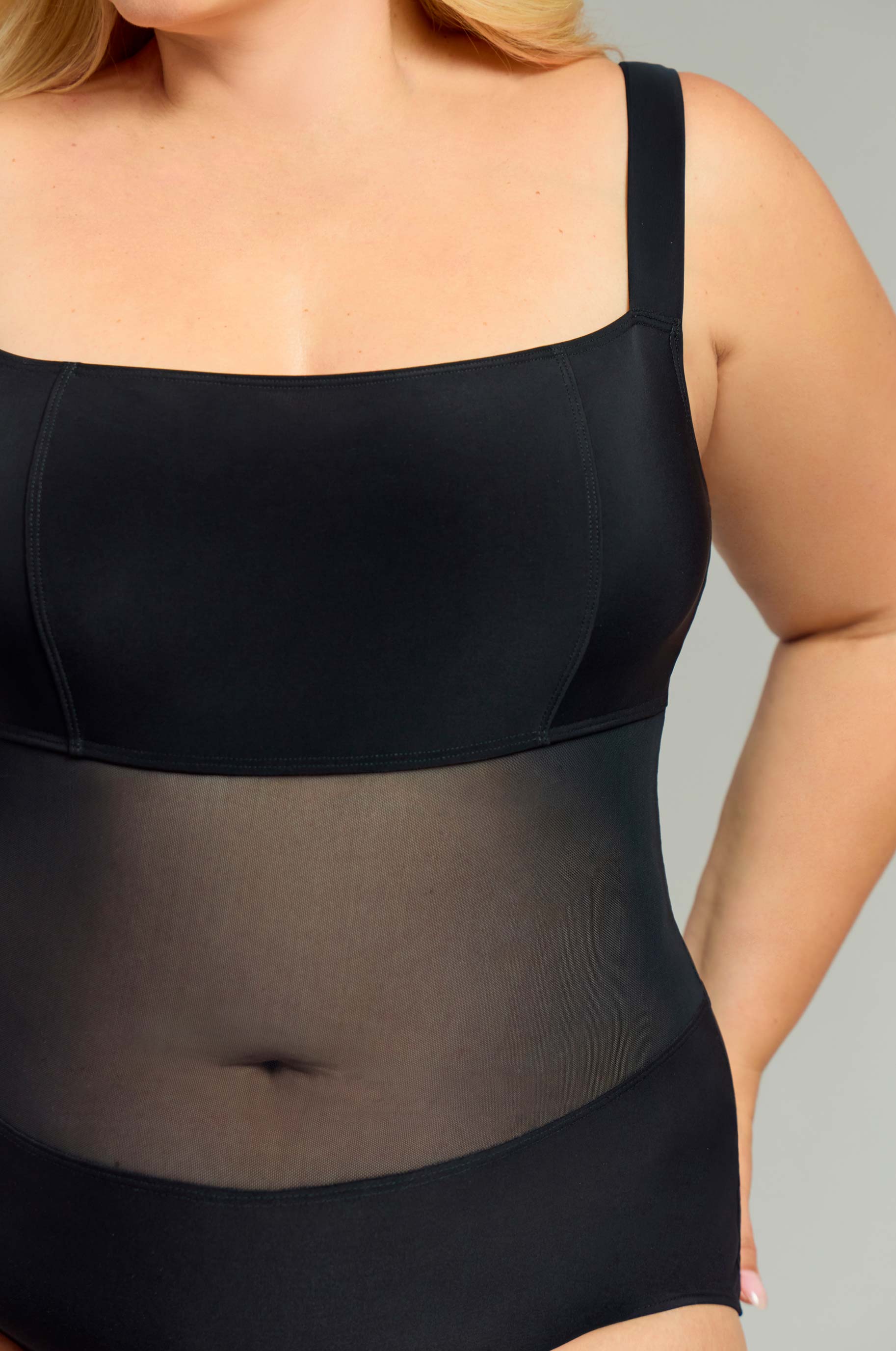 Боди Soho для бальных танцев, цвет Черный 