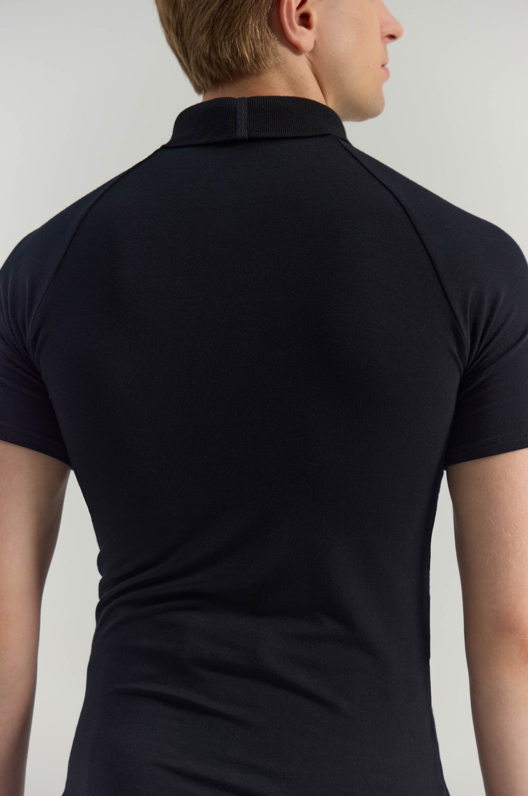 Футболка Polo New для бальных танцев, цвет Черный 
