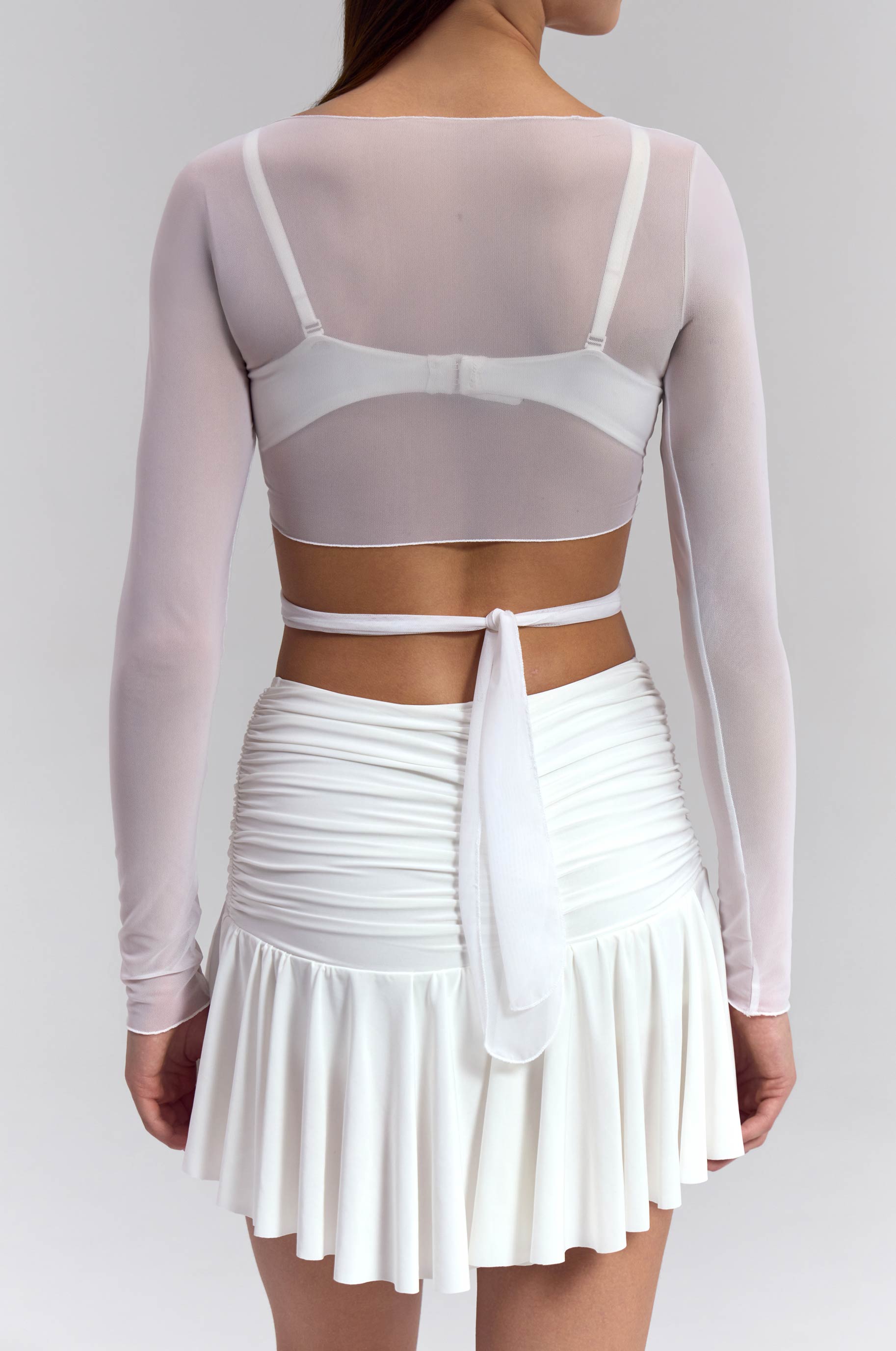 Юбка Vast White для бальных танцев, цвет Белый 