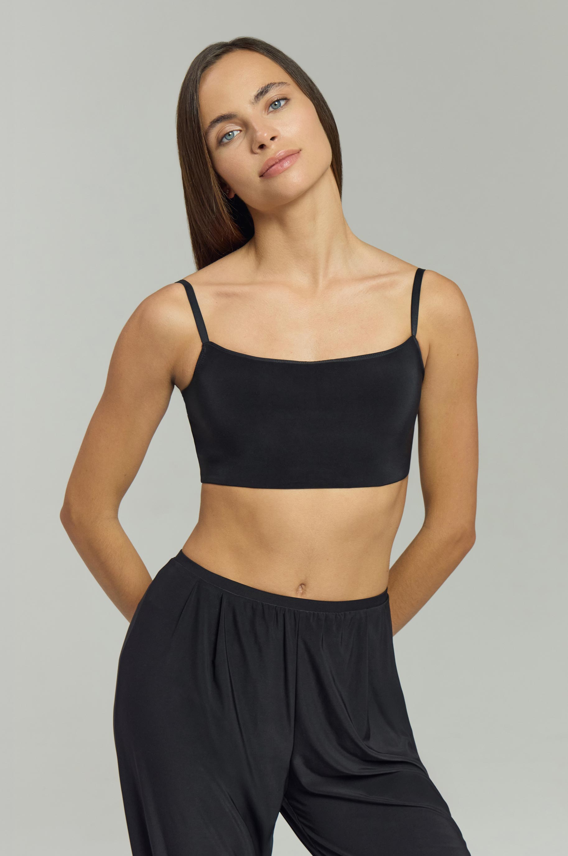 Топ Dawn для бальных танцев, цвет Черный 