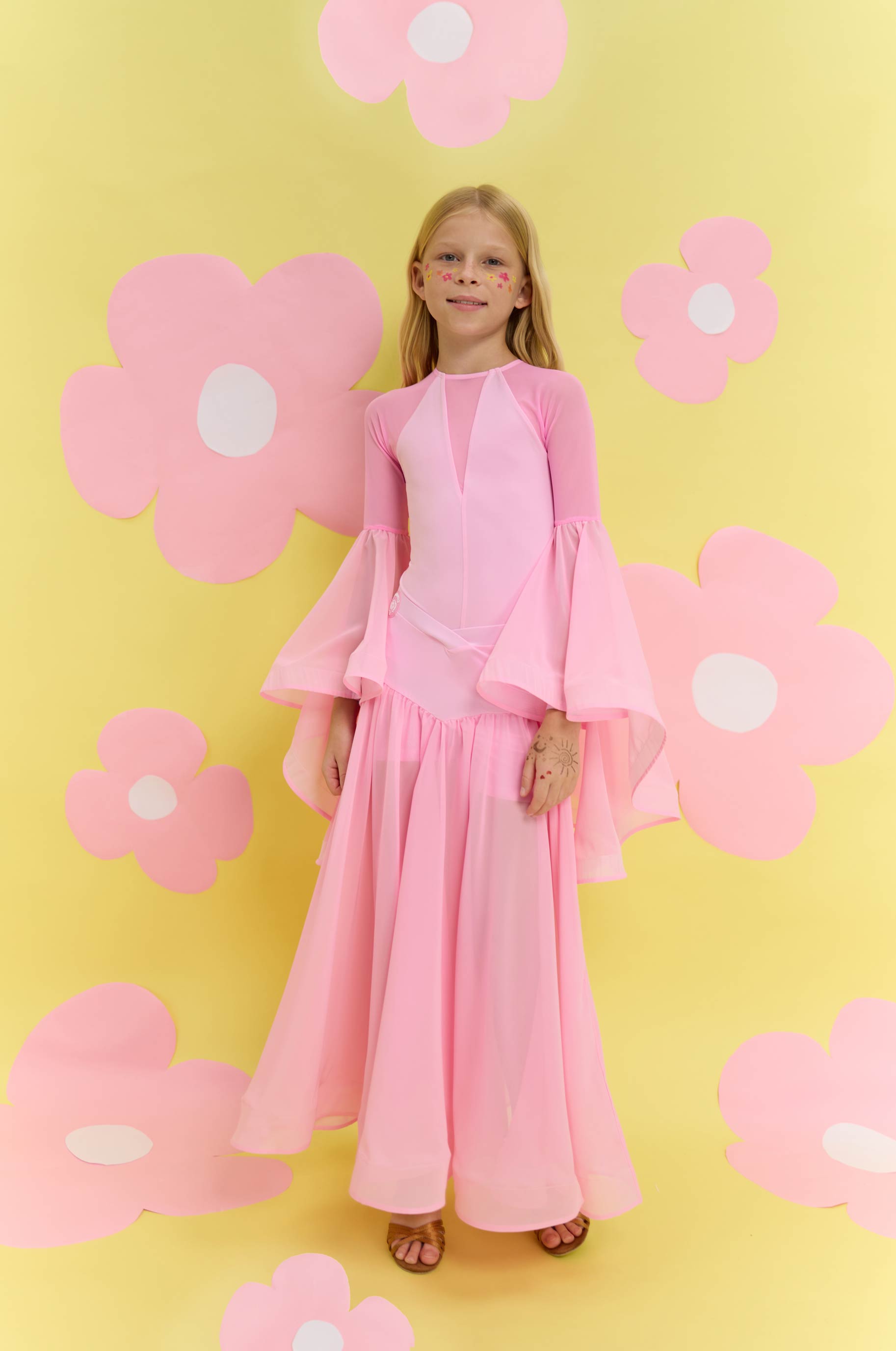 Юбка Piquanta Pink Kid для бальных танцев, цвет Розовый 