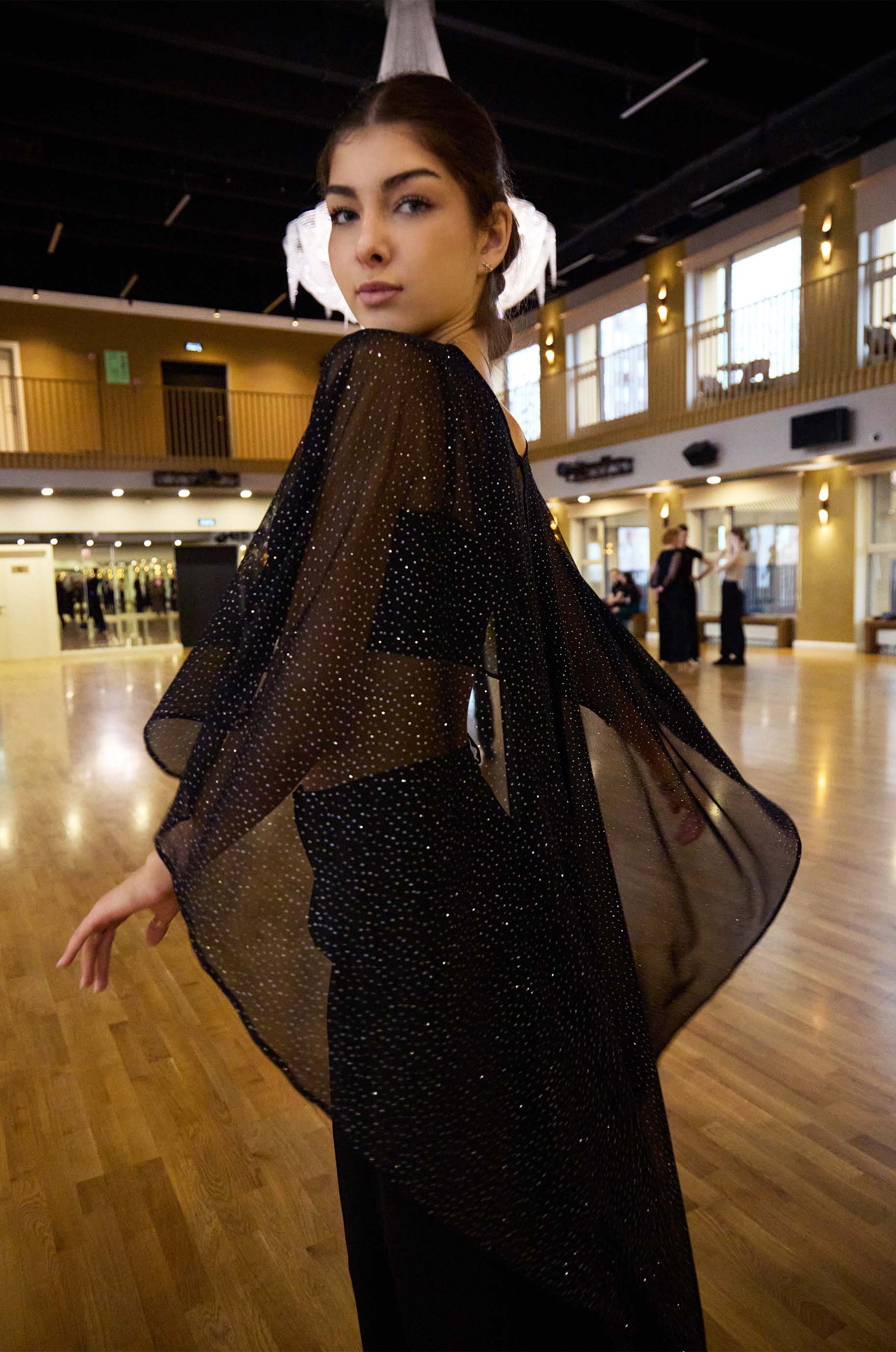 Накидка Mesmerizing для бальных танцев, цвет Черный 