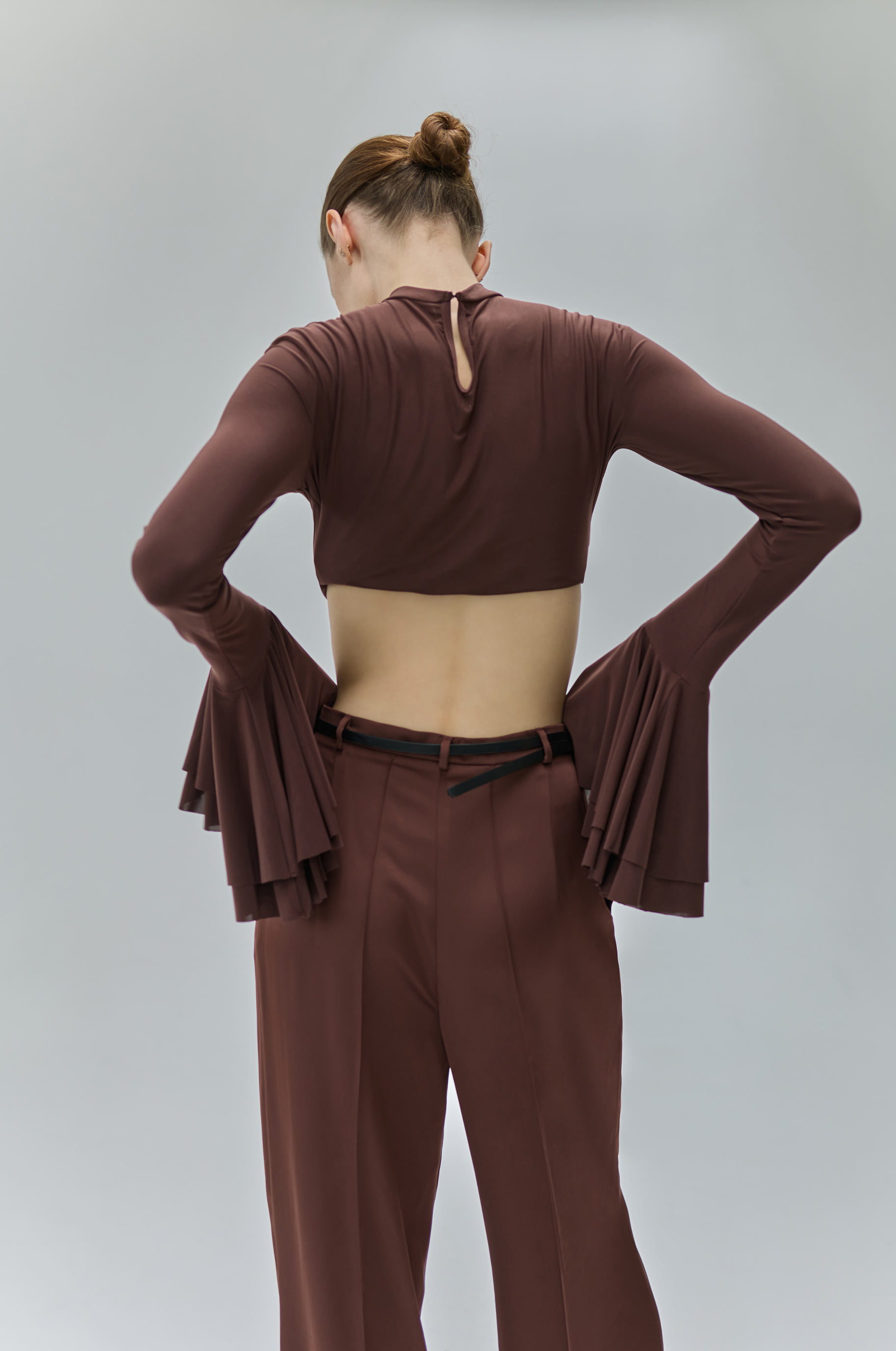 Брюки Master Brown для бальных танцев, цвет Шоколадный 