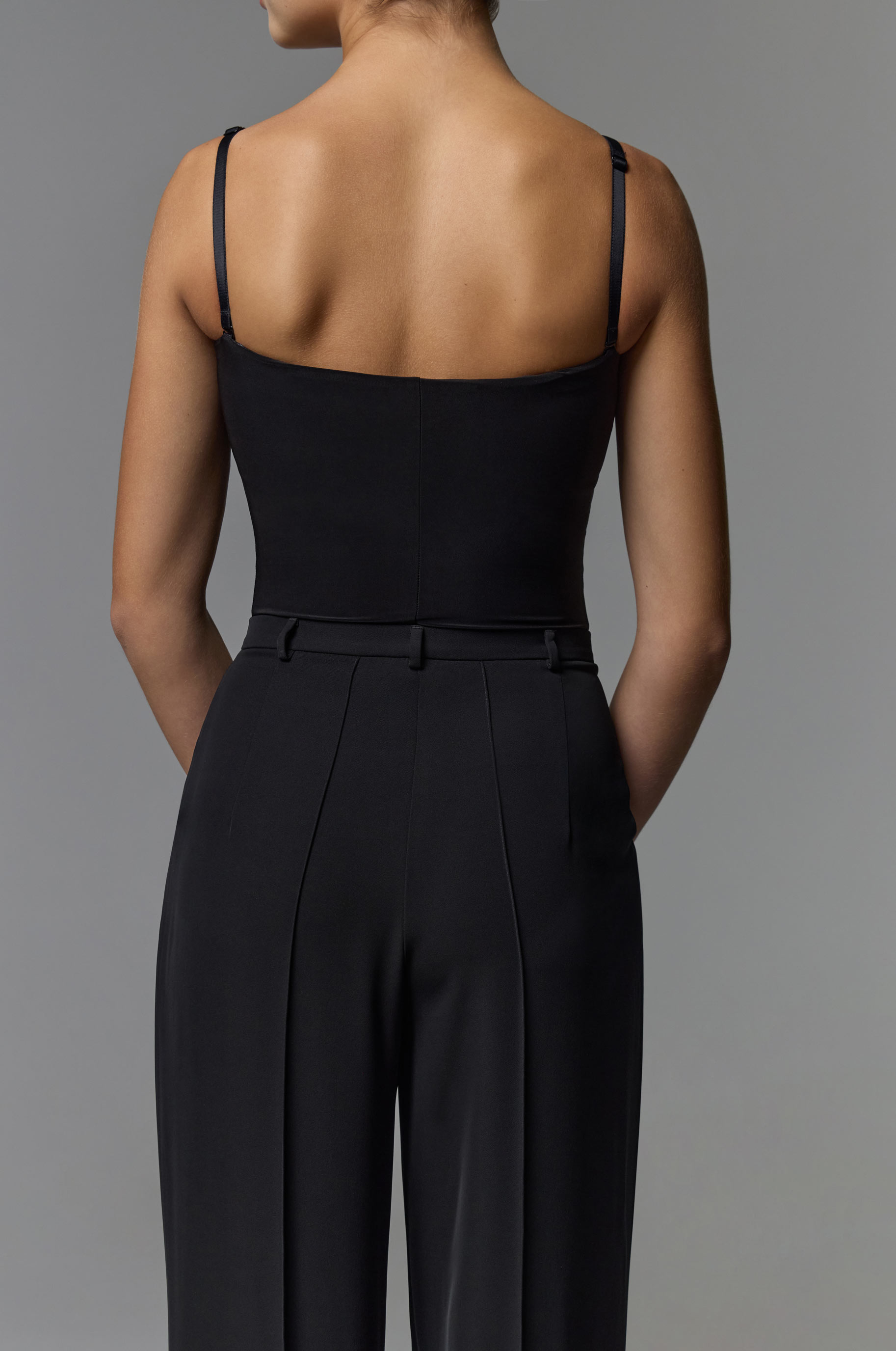 Боди Вибрант Блэк для бальных танцев, цвет Черный 