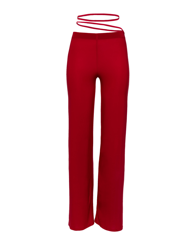 Trousers Peach Red