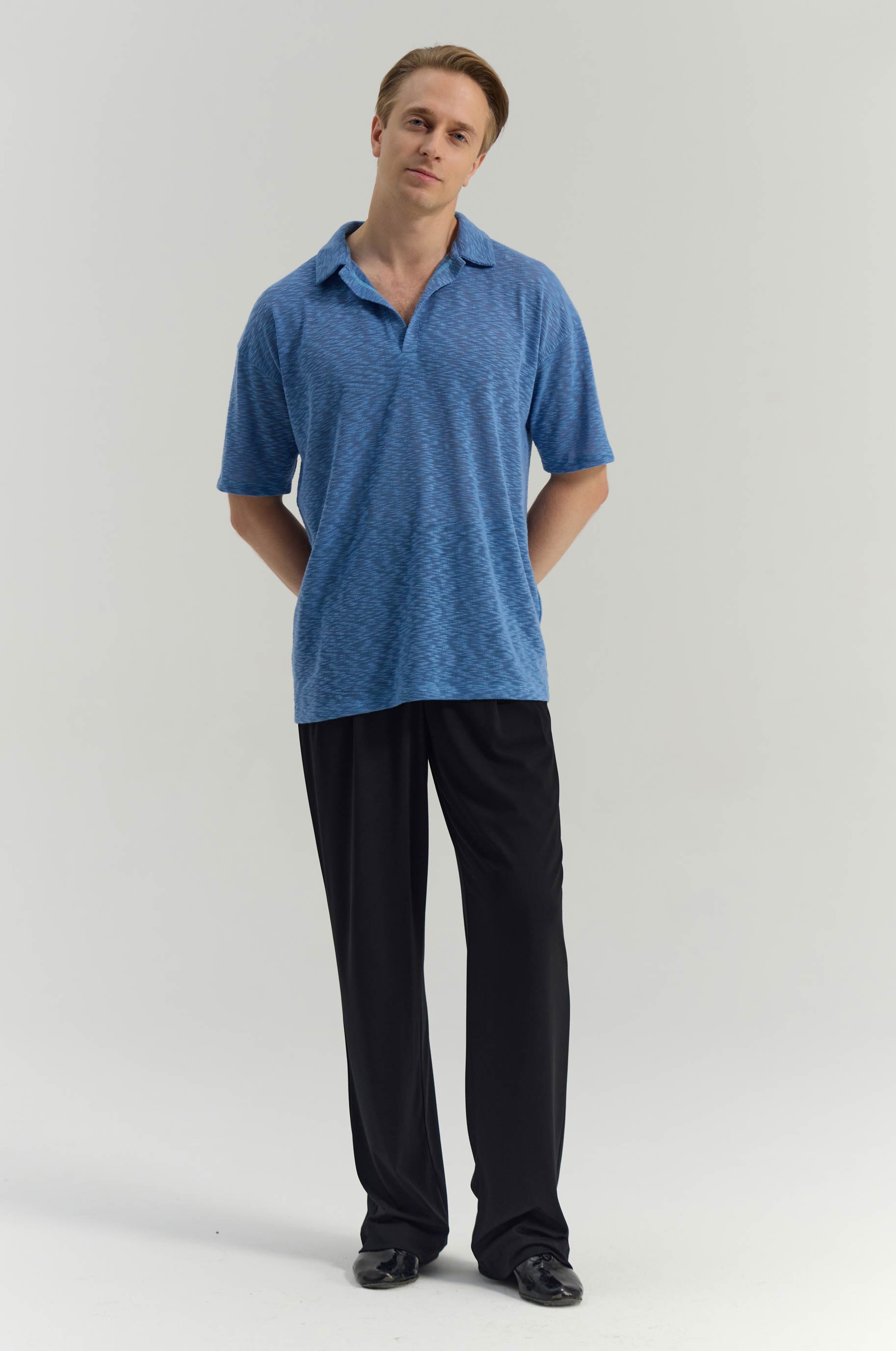 T-shirt Piquant Blue