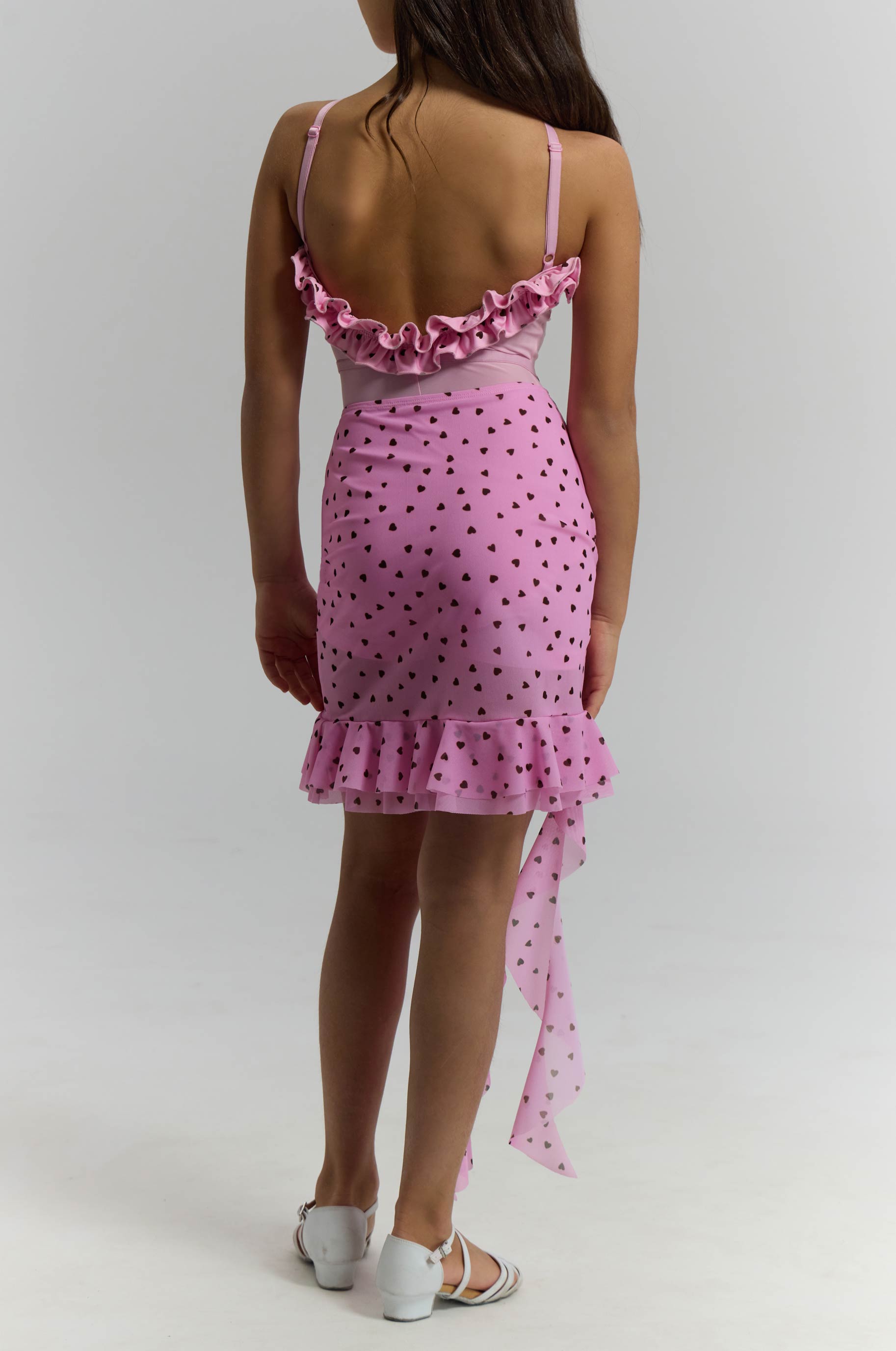 Юбка Love Loyalty Kid для бальных танцев, цвет Розовый 