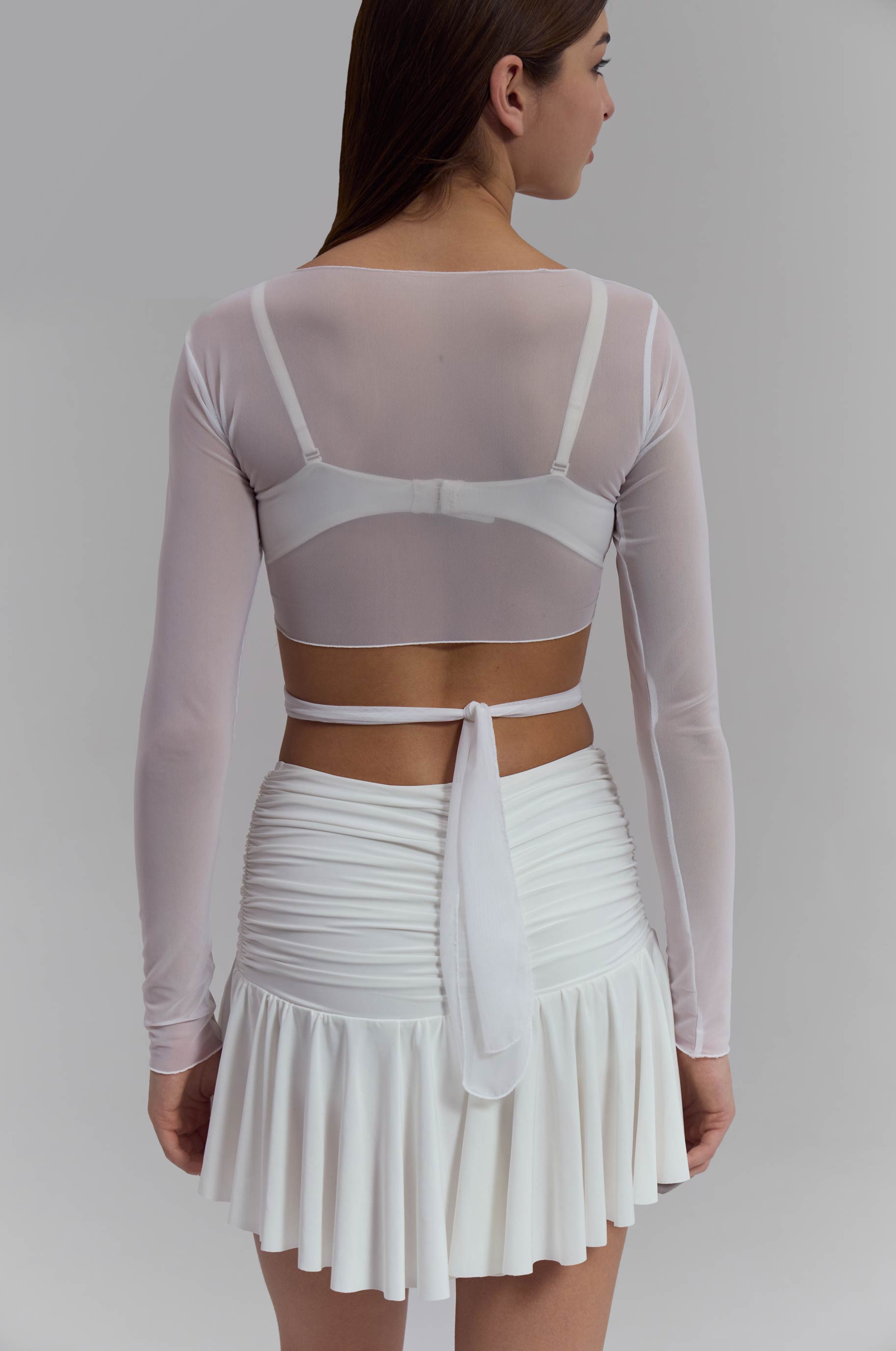 Юбка Vast White для бальных танцев, цвет Белый 