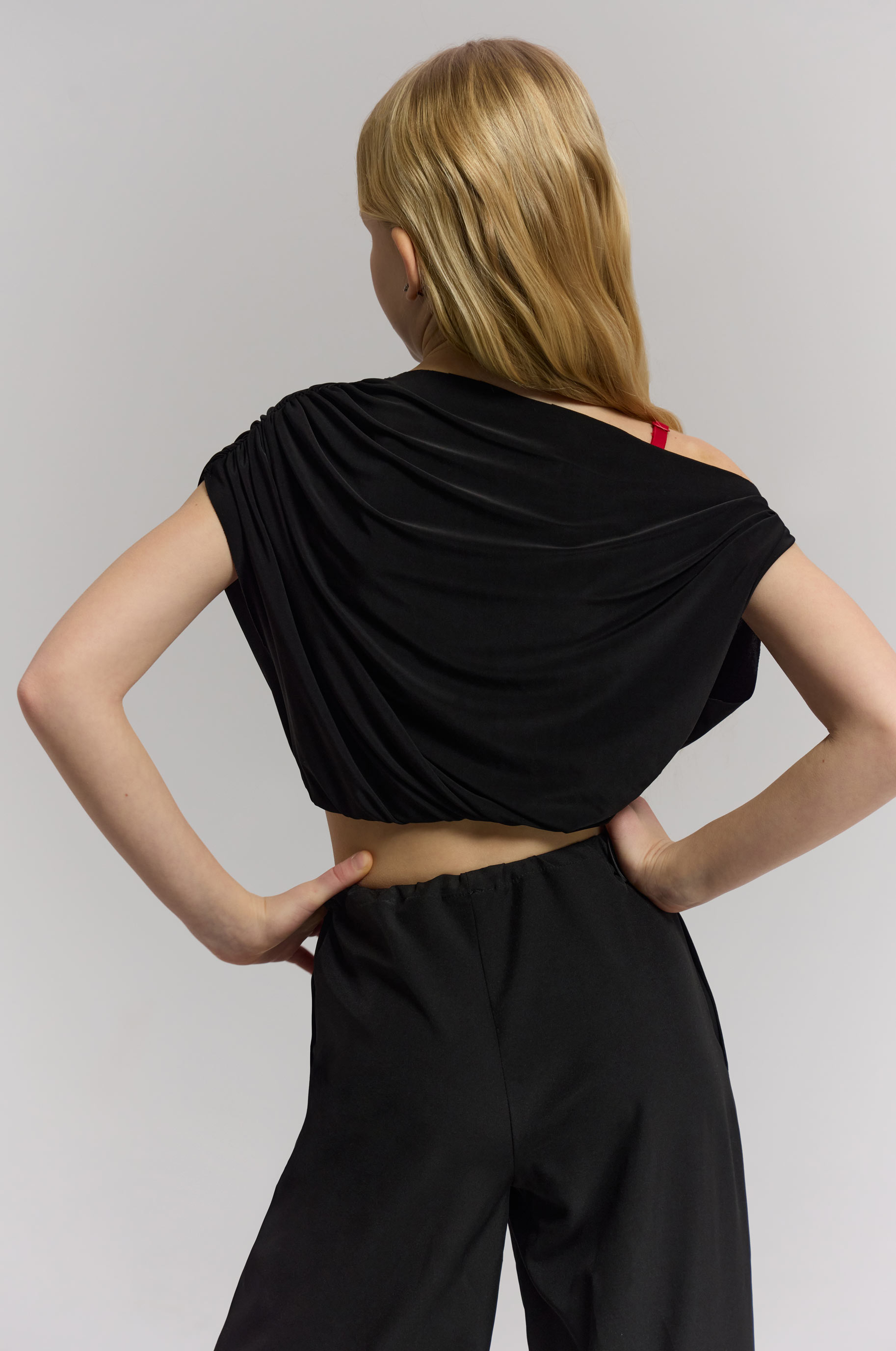 Топ Looks Black Kid для бальных танцев, цвет Черный 