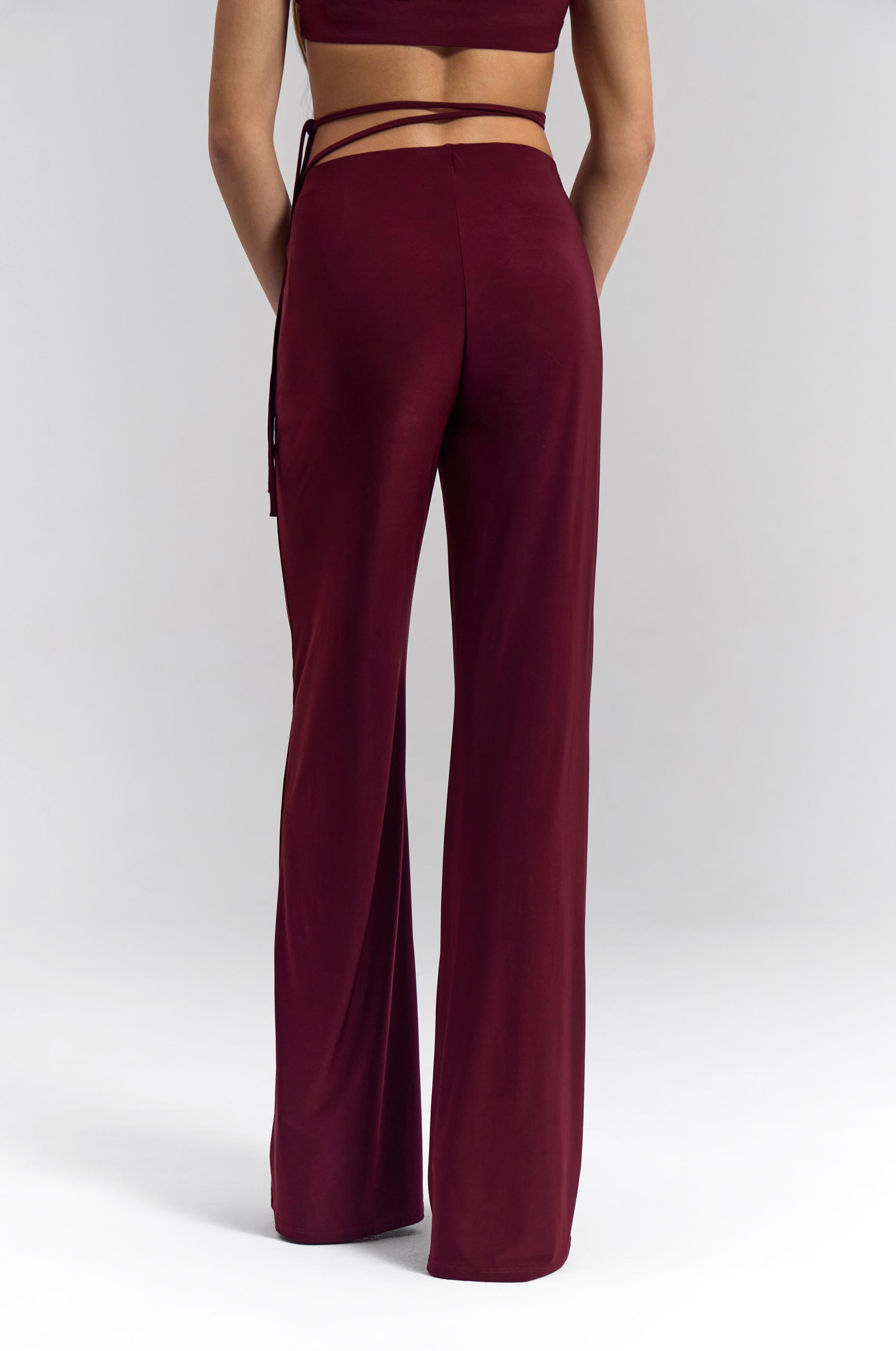 Брюки Peach Burgund для бальных танцев, цвет Бордовый 