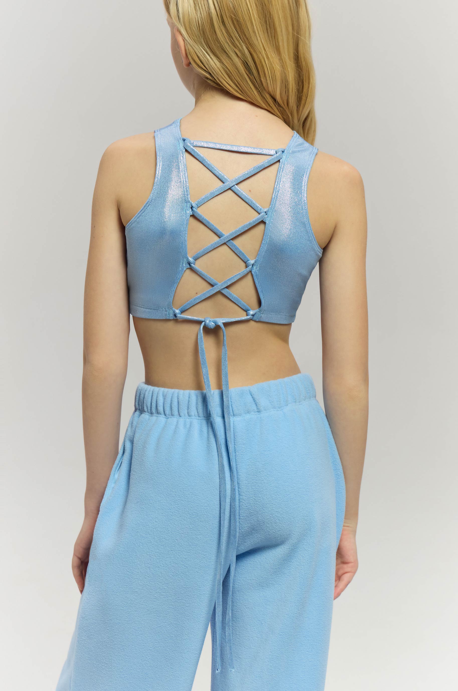 Брюки Plush Kid для бальных танцев, цвет Синий 