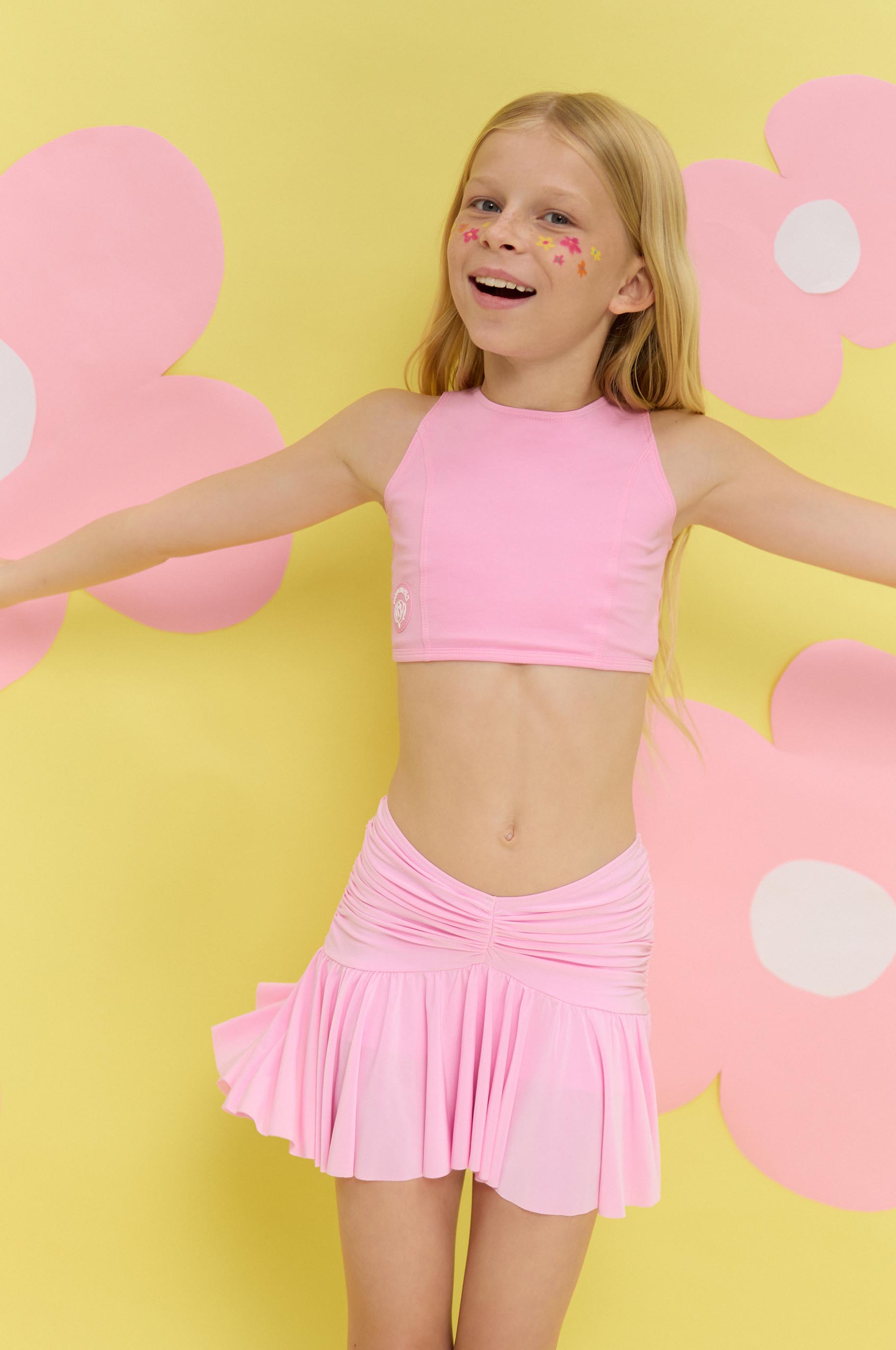 Юбка Vast Pink Kid для бальных танцев, цвет Розовый 
