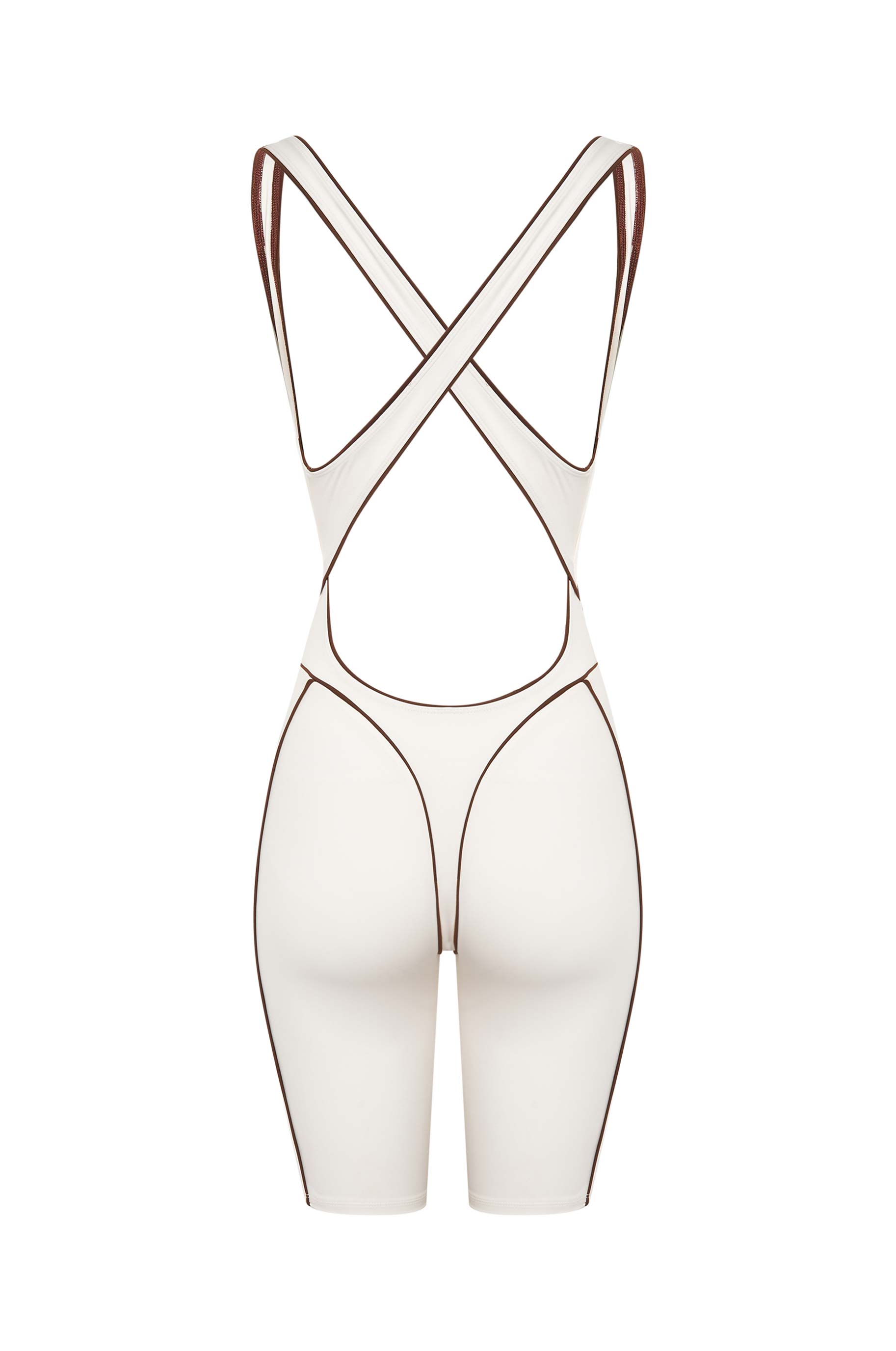 Комбинезон Seductive Curves White для бальных танцев, цвет Белый 