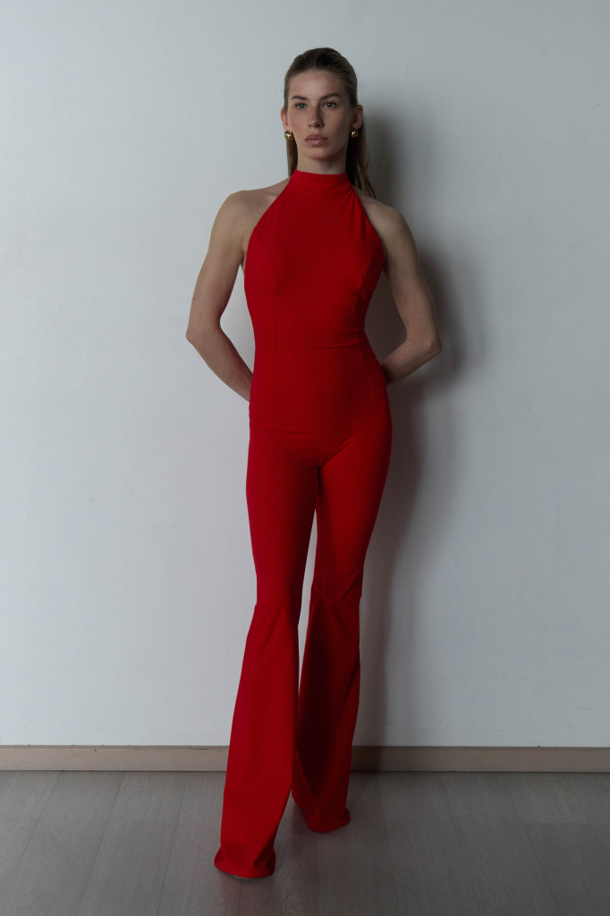 Jumpsuit Bright Red