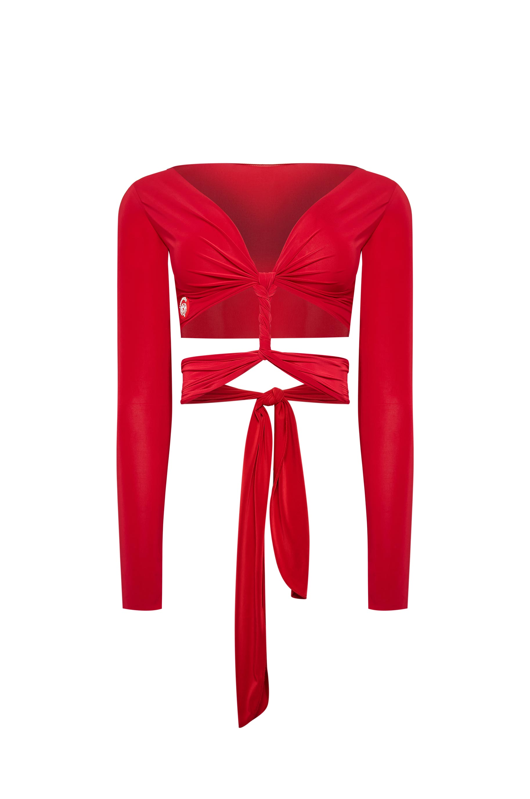 Топ Bolero Red для бальных танцев, цвет Красный 
