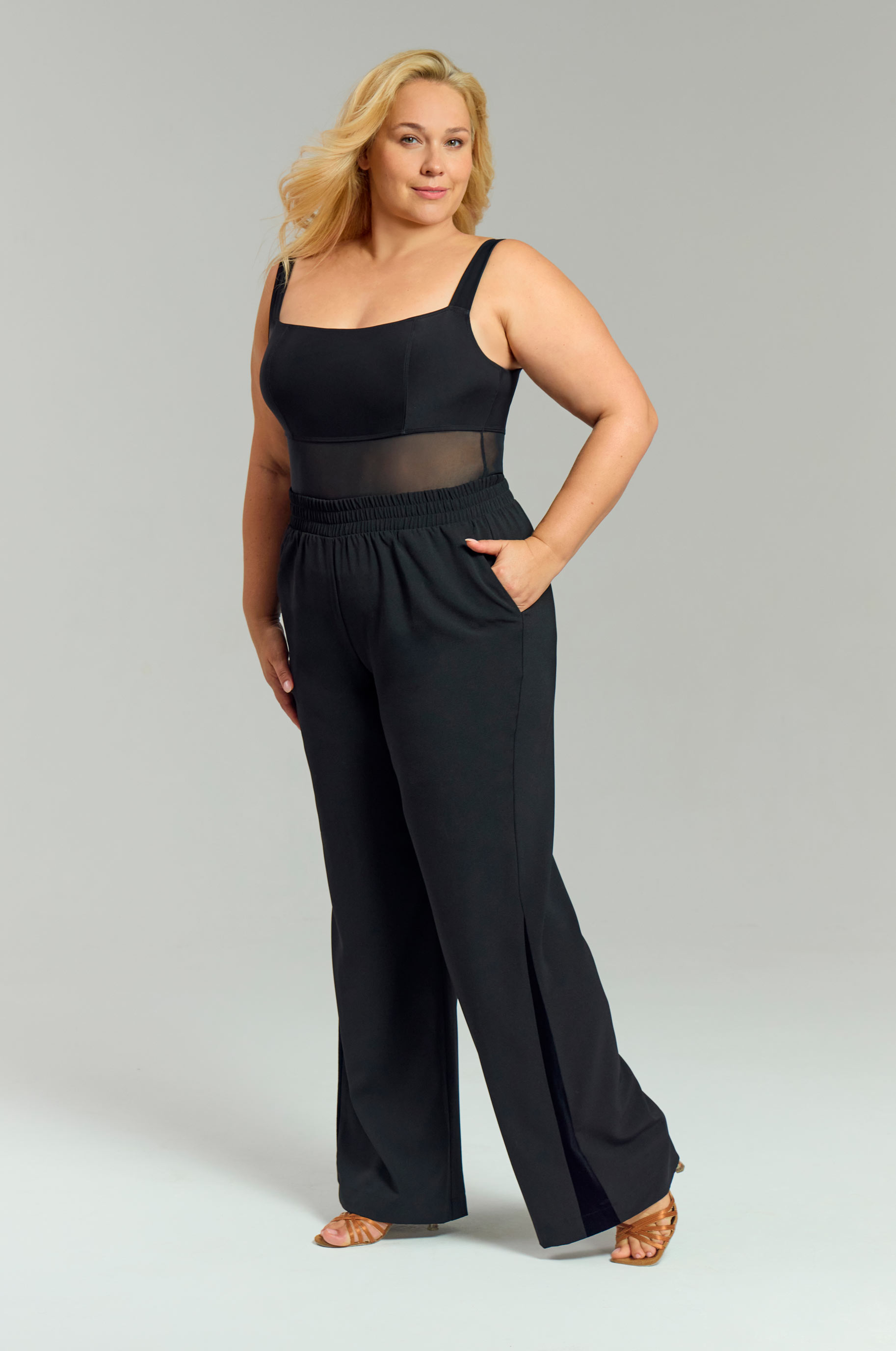 Брюки Empire для бальных танцев, цвет Черный 