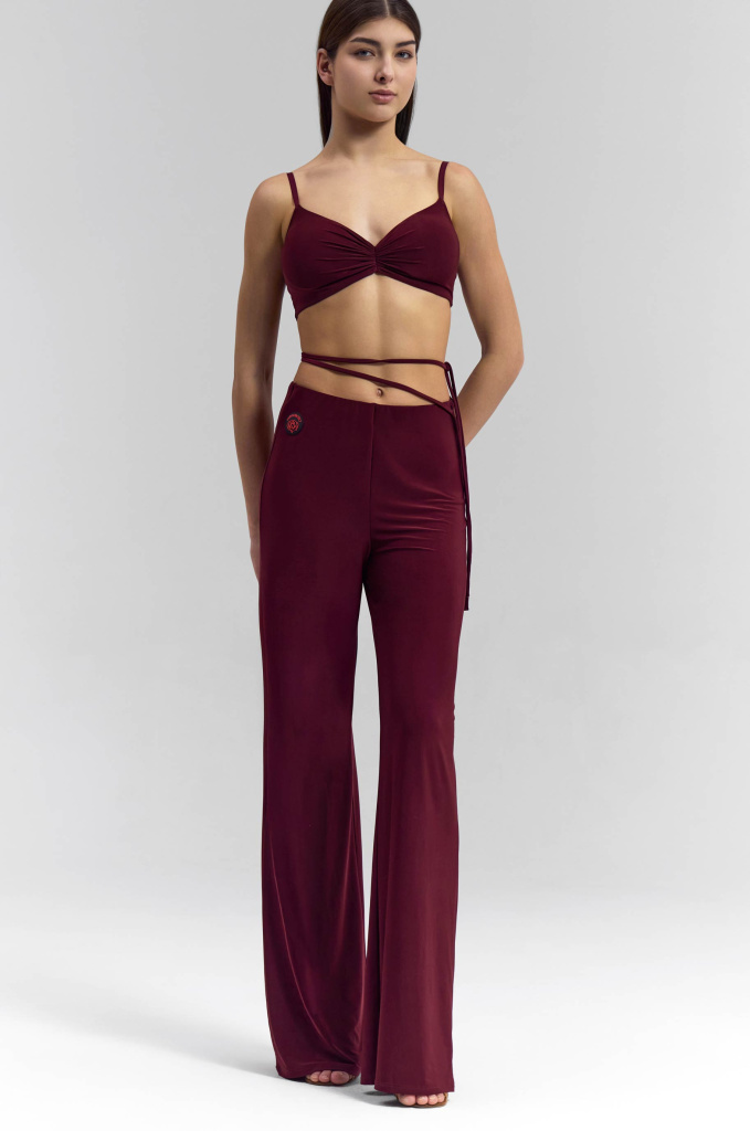Trousers Peach Burgund